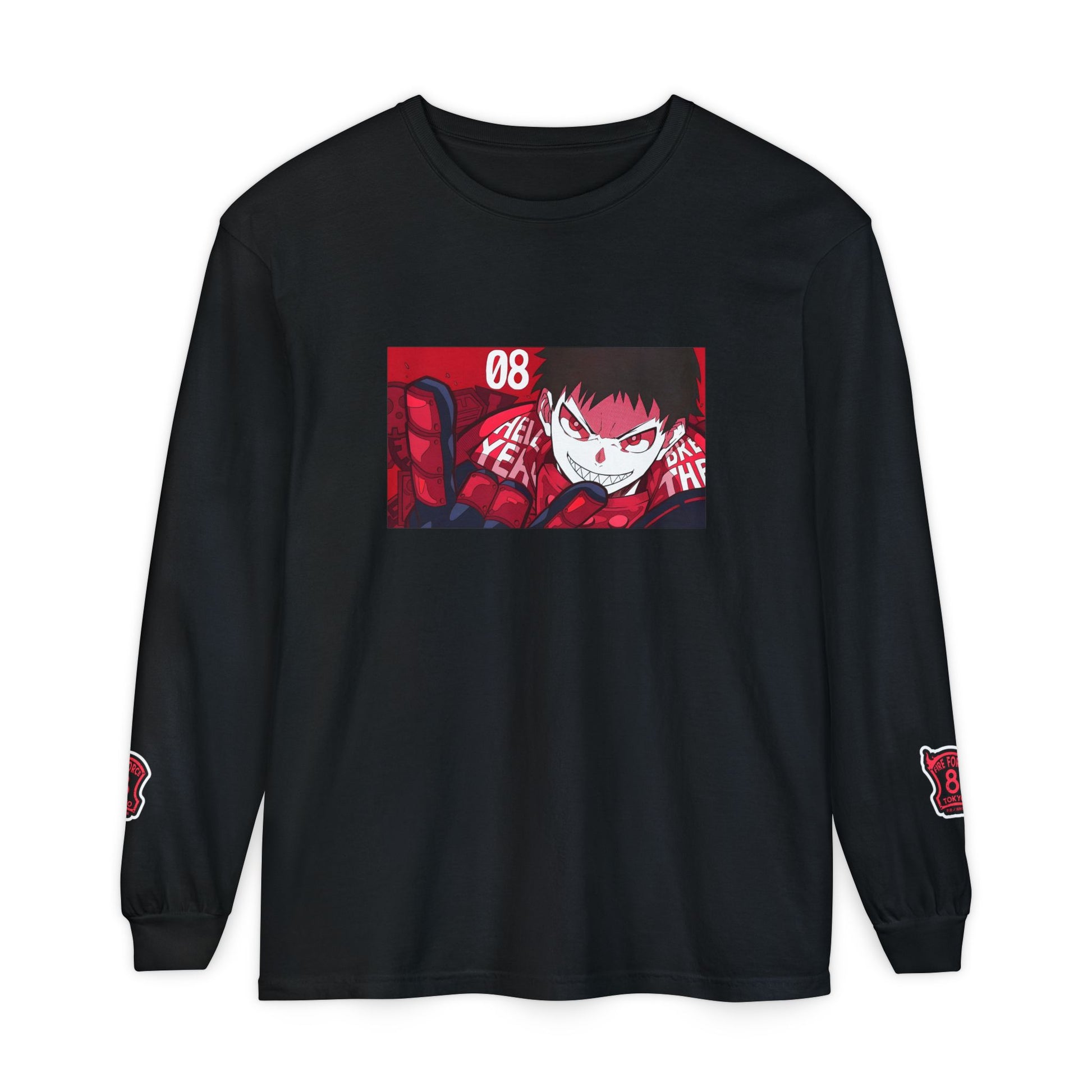 Fire Force-Shinra Long Sleeve T-Shirt