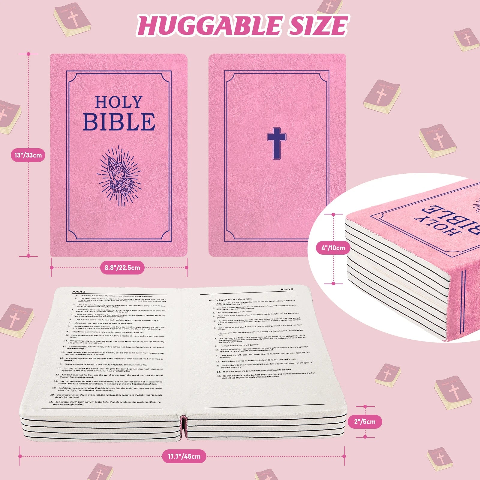 Pink Bible Memory Foam Pillow