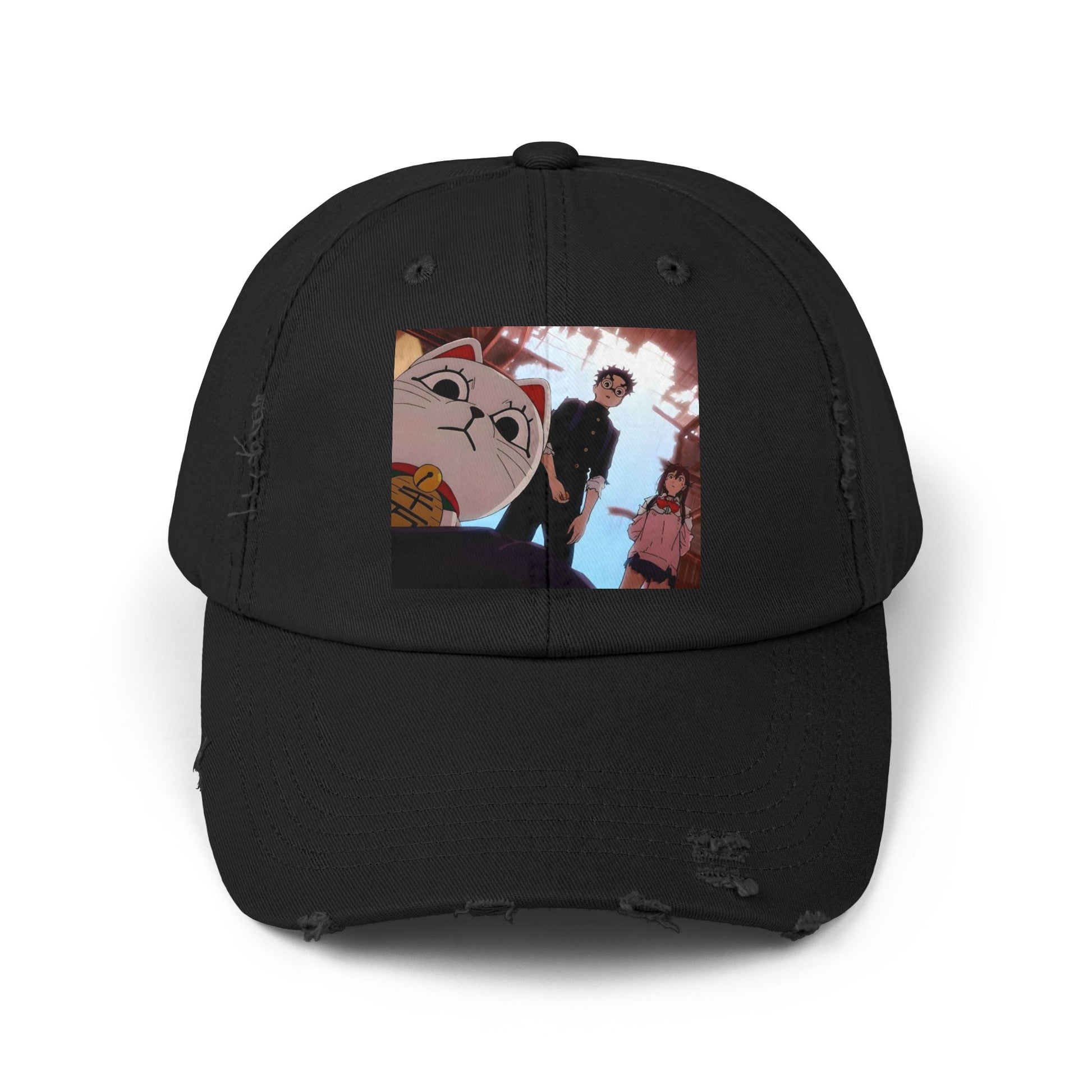 Anime Design - Unisex Distressed Cap
