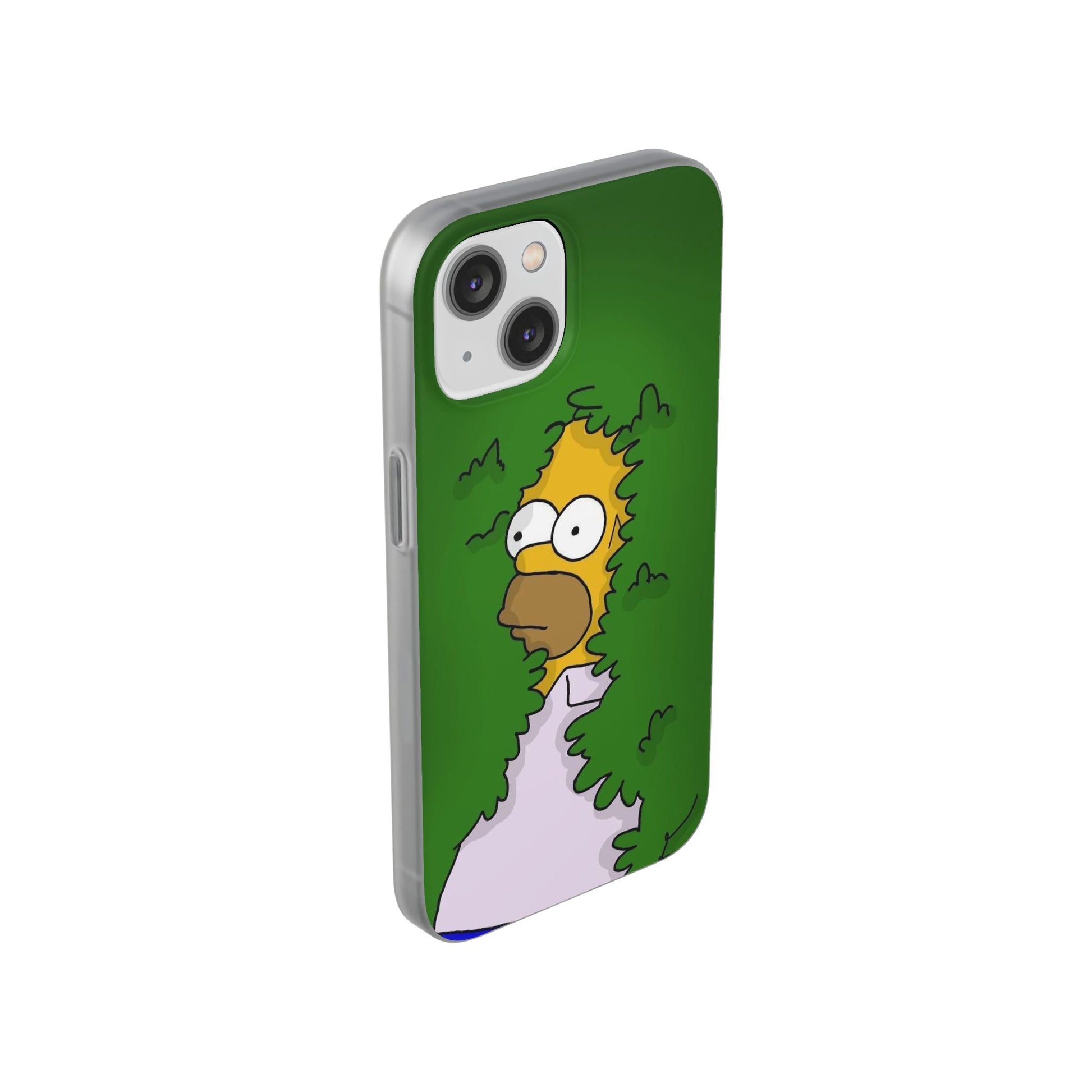 Phone Cases Homer Simpson Hidden in Bush Design