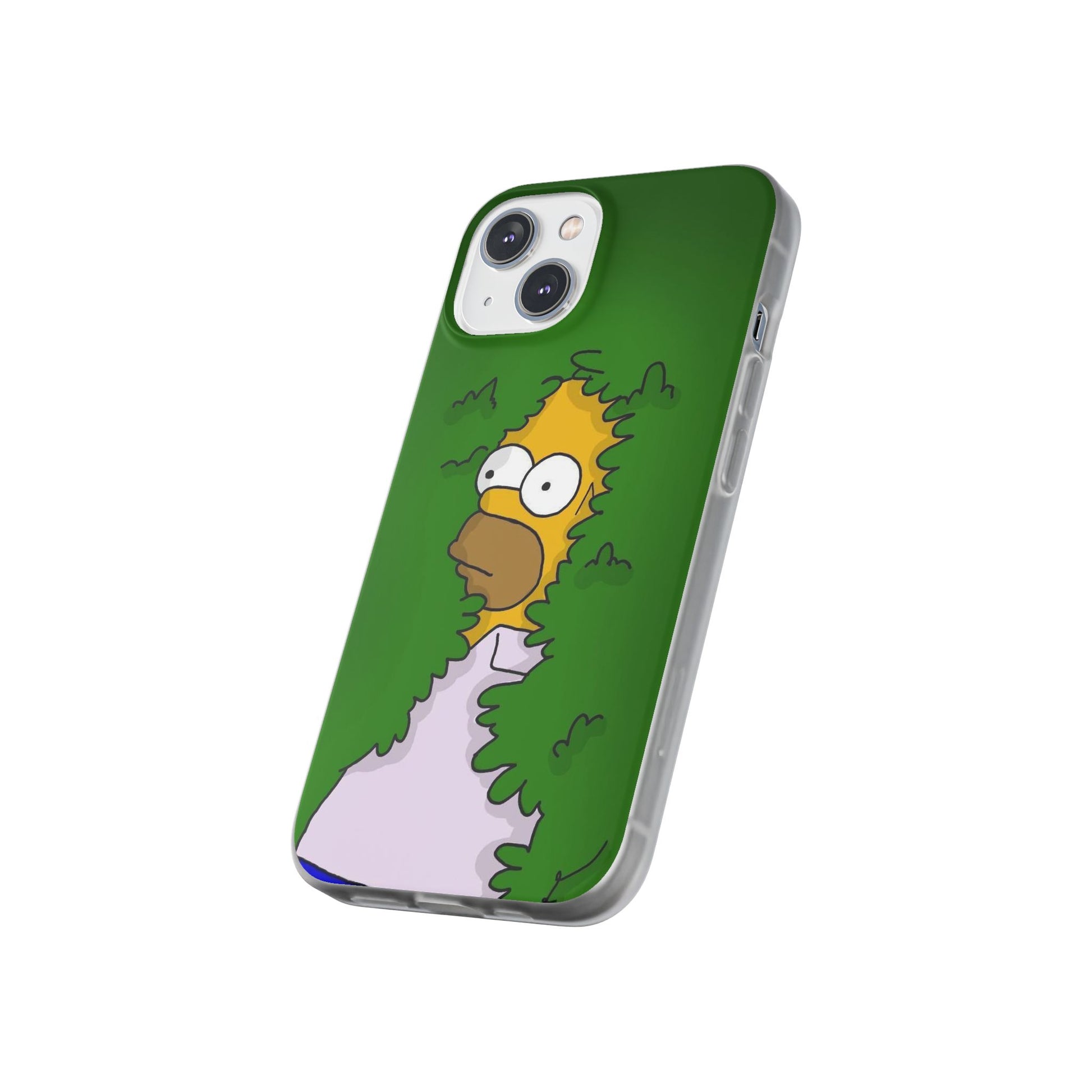 Phone Cases Homer Simpson Hidden in Bush Design