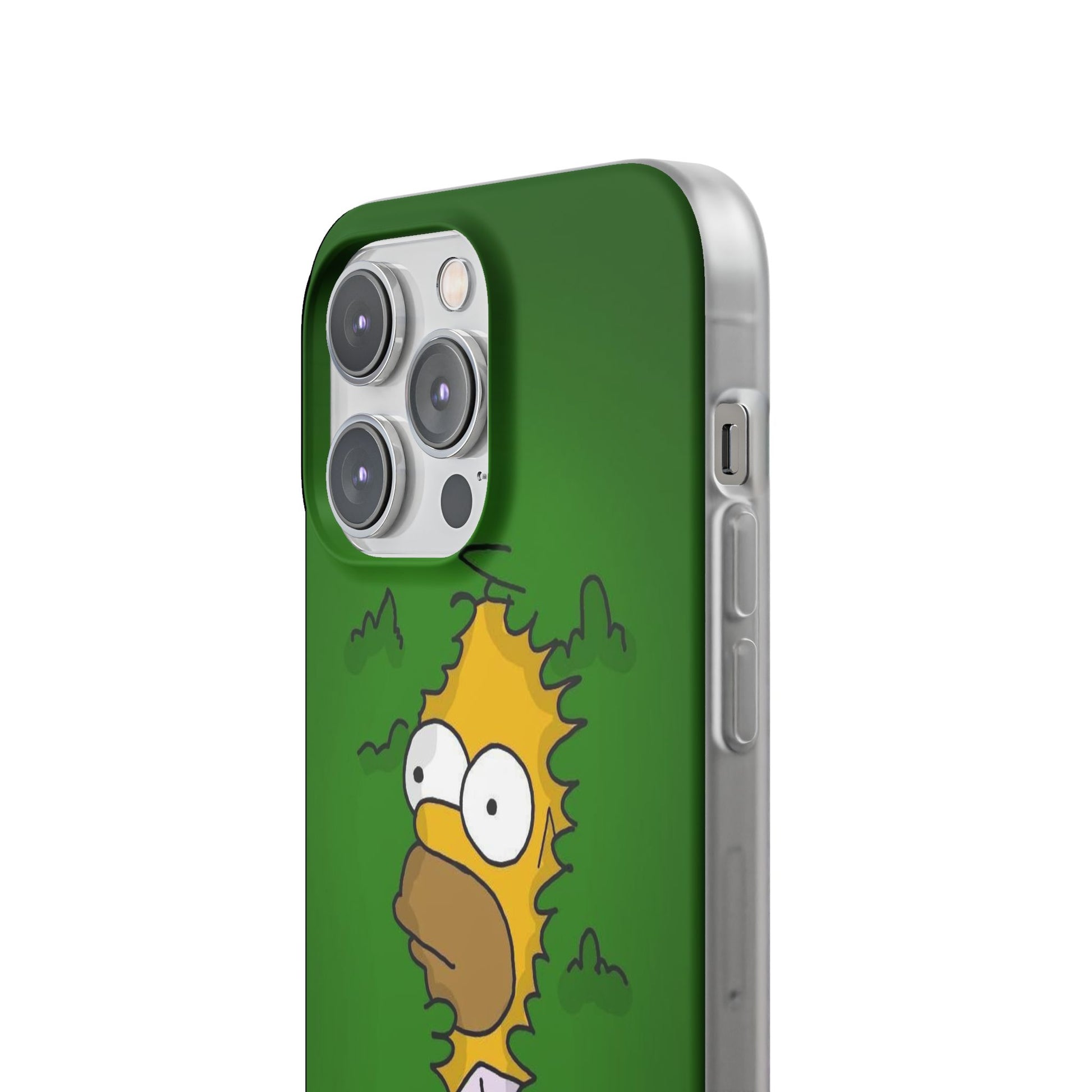 Phone Cases Homer Simpson Hidden in Bush Design
