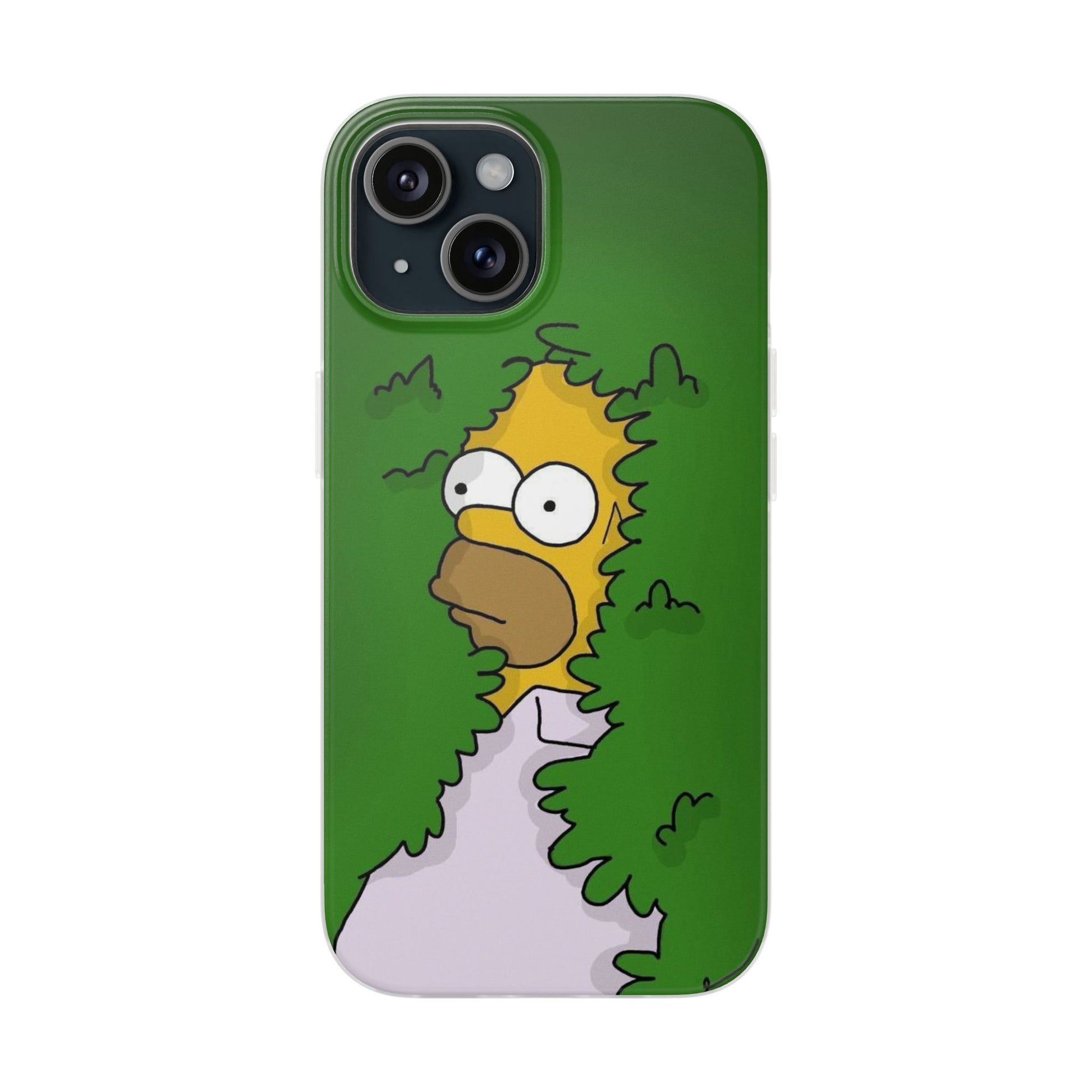 Phone Cases Homer Simpson Hidden in Bush Design