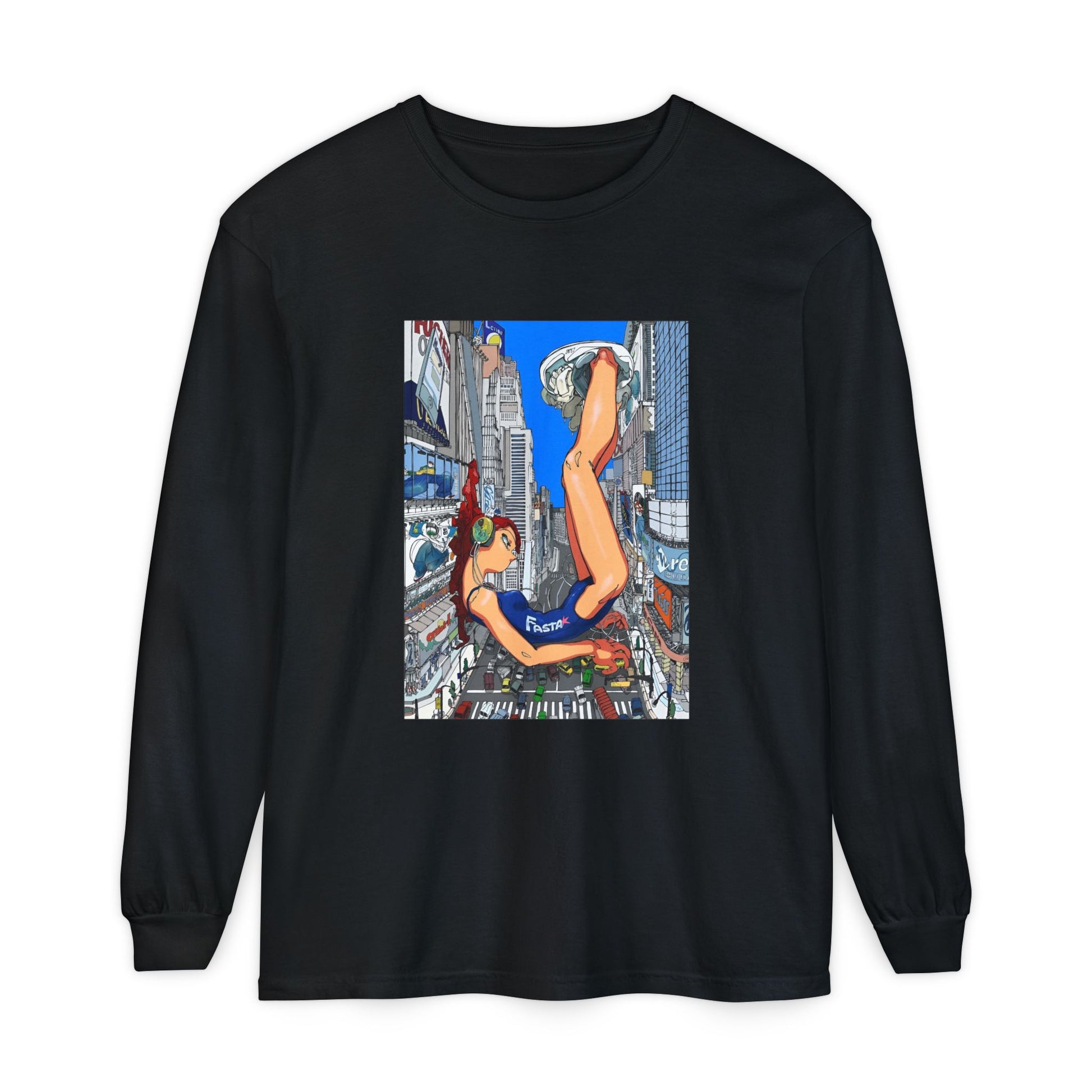 Cybergirl city  Long Sleeve Tee