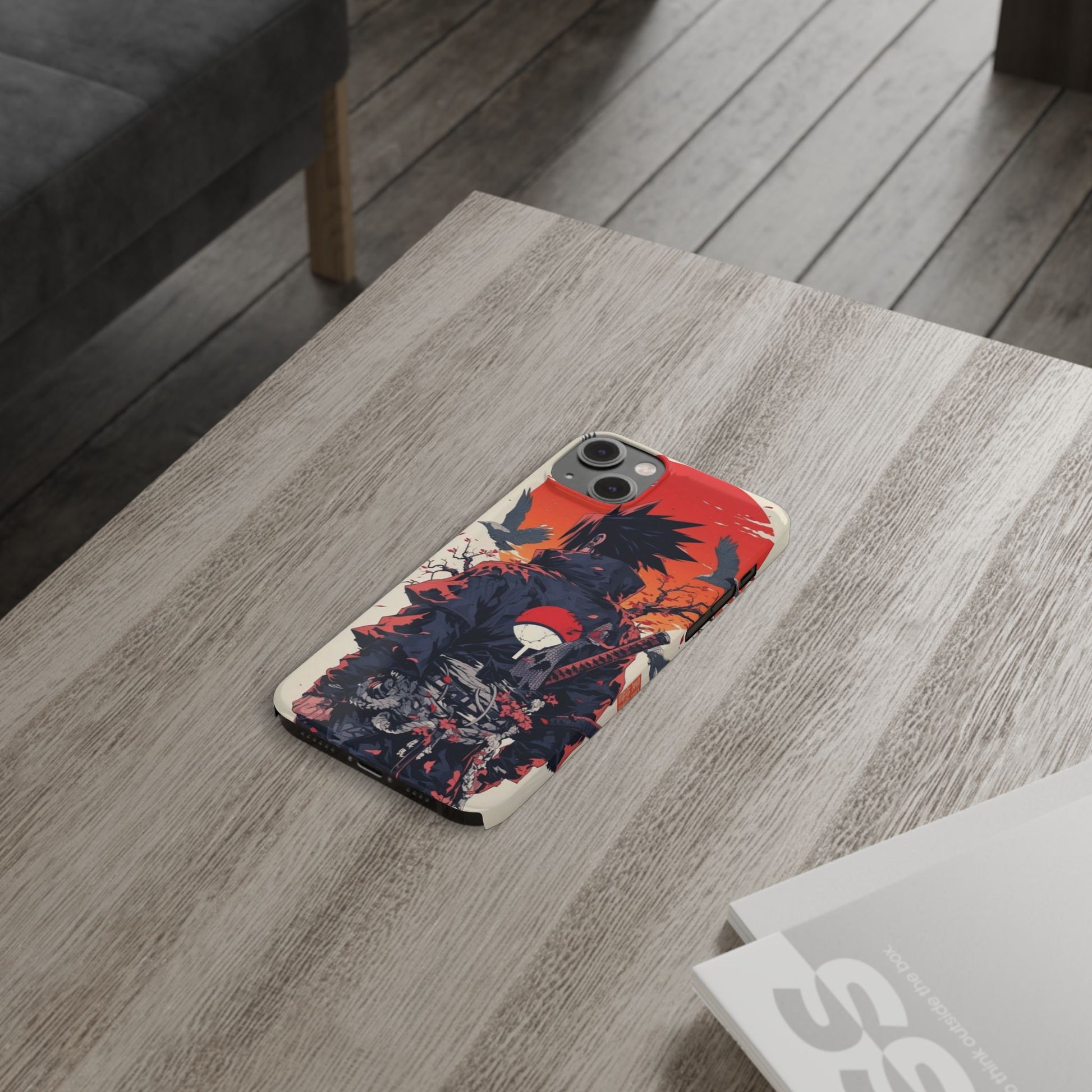 Slim Phone Case with Jap Design