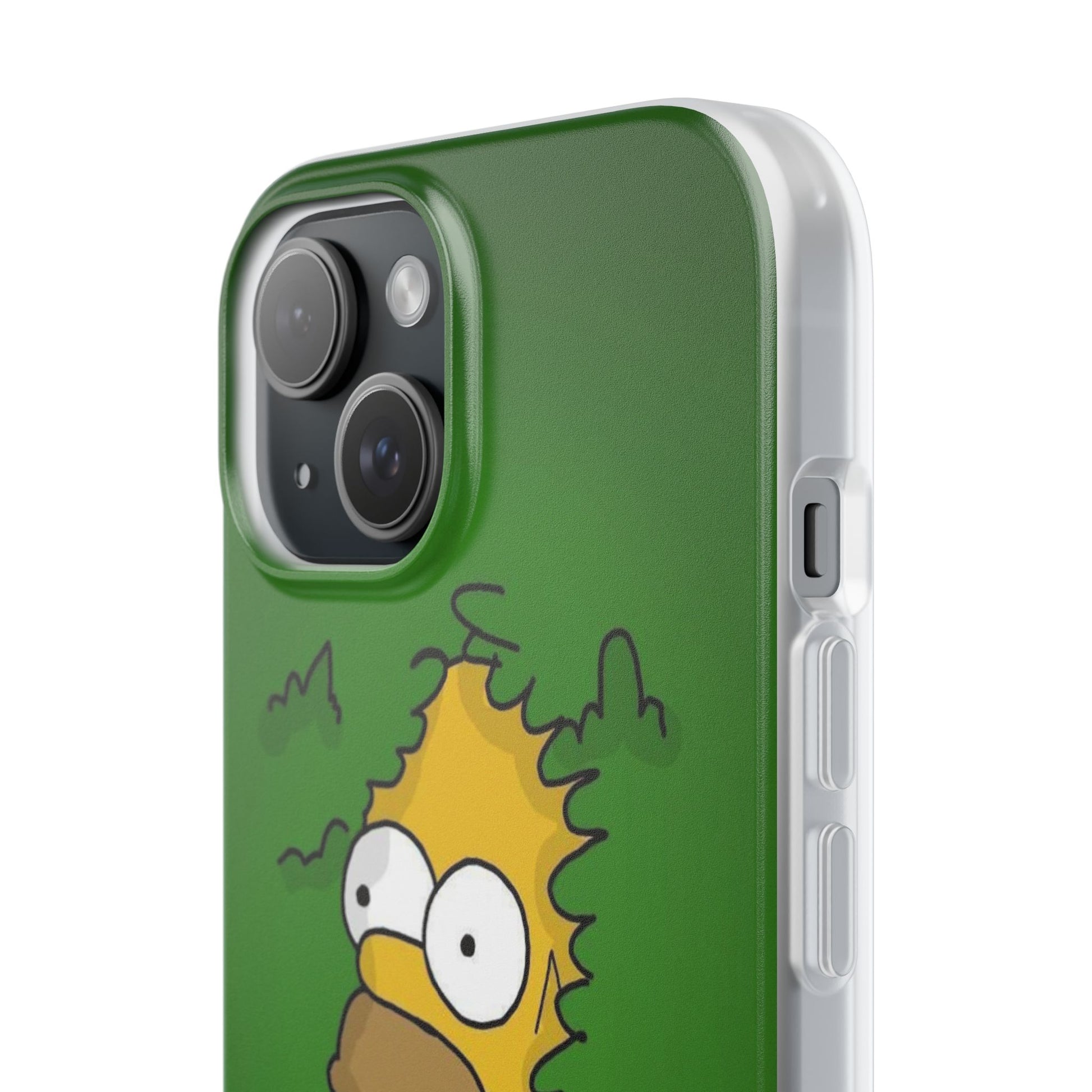 Phone Cases Homer Simpson Hidden in Bush Design