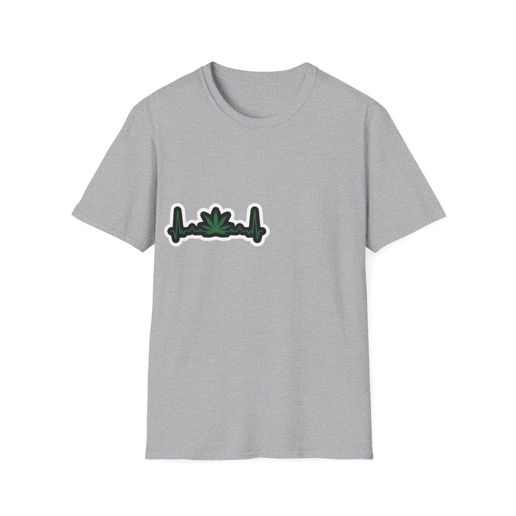 Eco-Friendly Unisex Softstyle T-Shirt with Leaf Design - Perfect for Nature Lovers and Eco-Conscious Wearers
