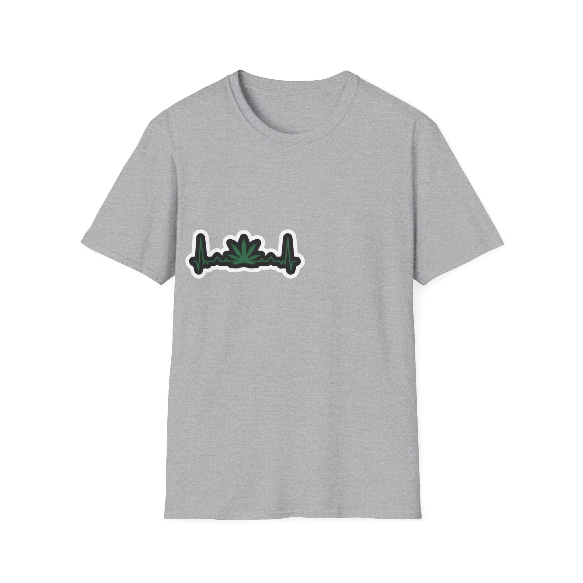 Eco-Friendly Unisex Softstyle T-Shirt with Leaf Design - Perfect for Nature Lovers and Eco-Conscious Wearers