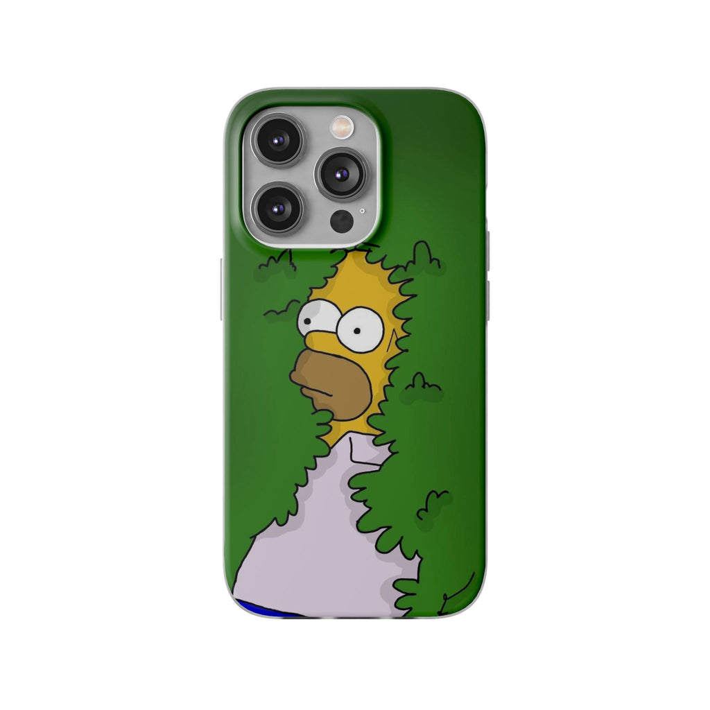 Phone Cases Homer Simpson Hidden in Bush Design