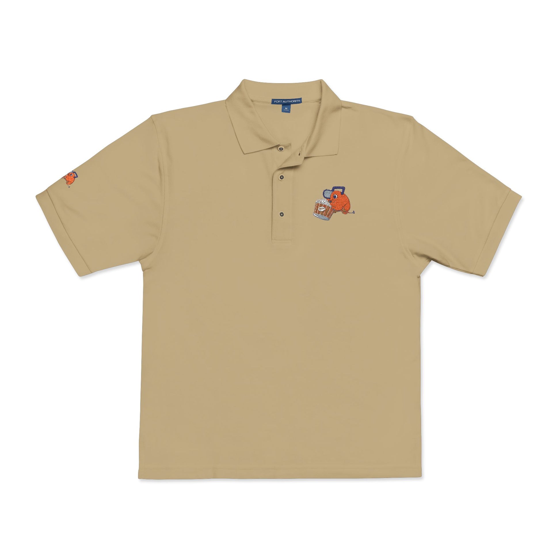 Embroidered Unisex Polo Shirt - Casual Comfort for Everyday Style