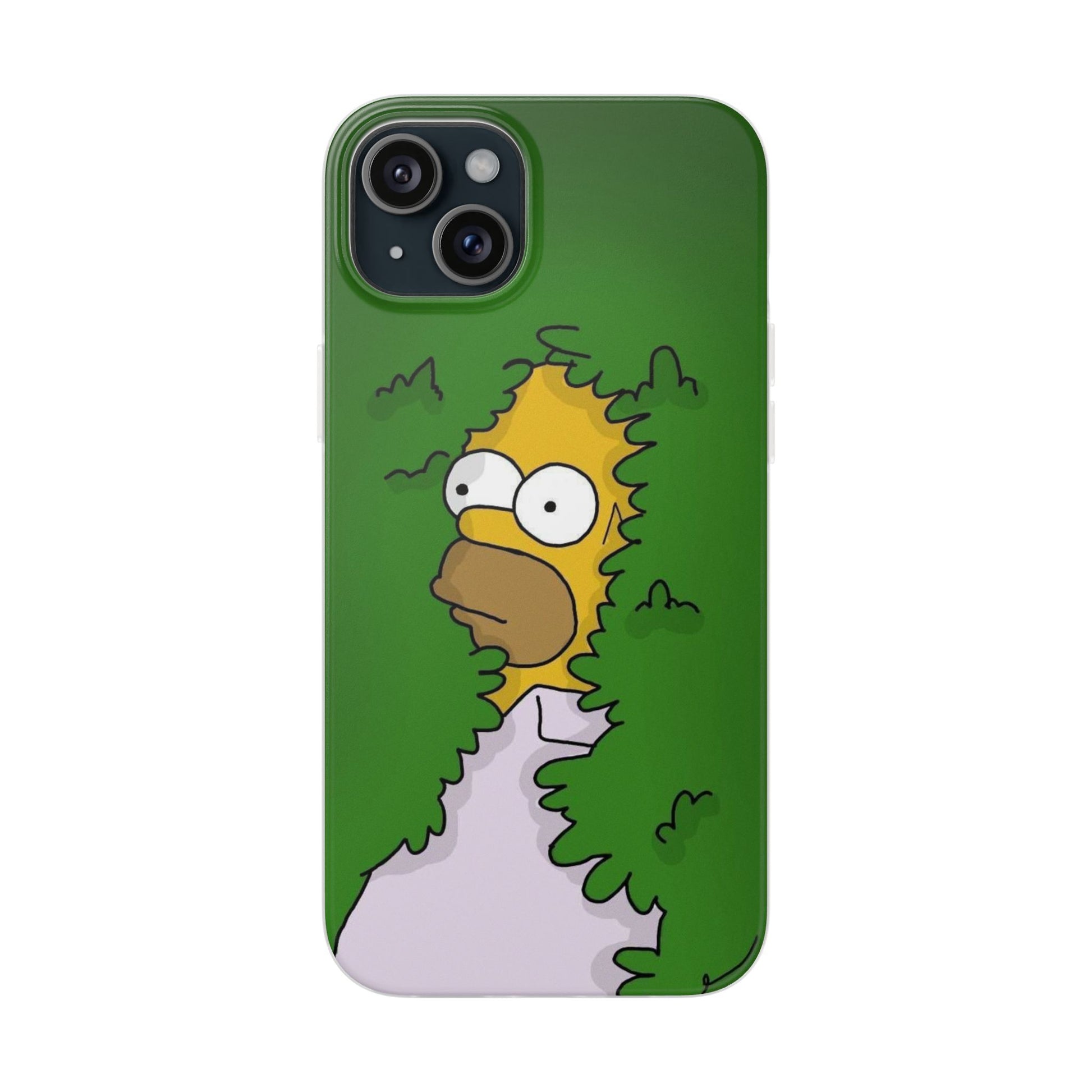 Phone Cases Homer Simpson Hidden in Bush Design