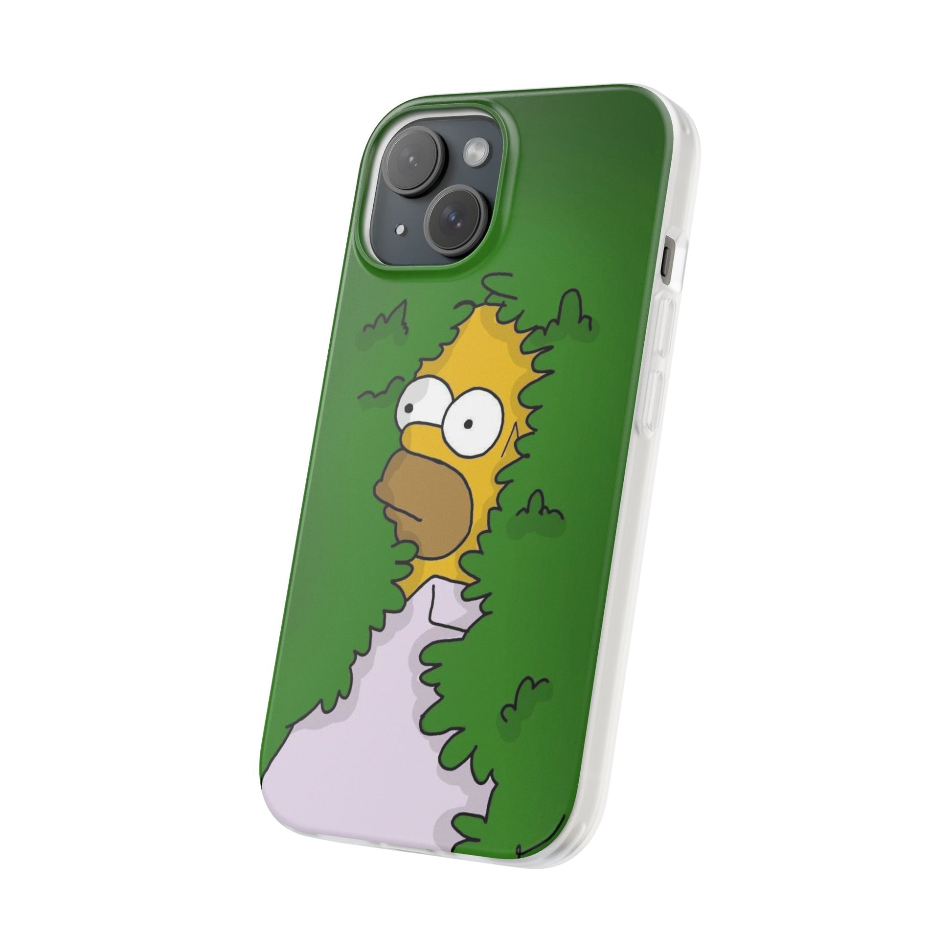 Phone Cases Homer Simpson Hidden in Bush Design