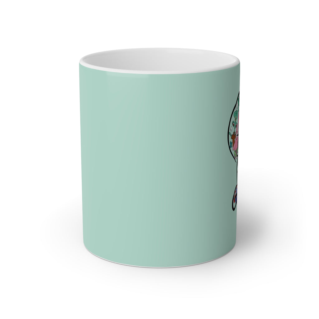 Colorful Cartoon Character Mug - Fun Gift for Kids & Adults