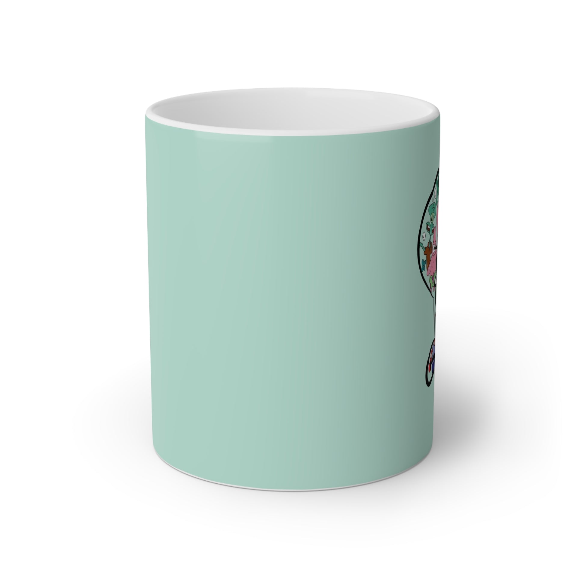 Colorful Cartoon Character Mug - Fun Gift for Kids & Adults