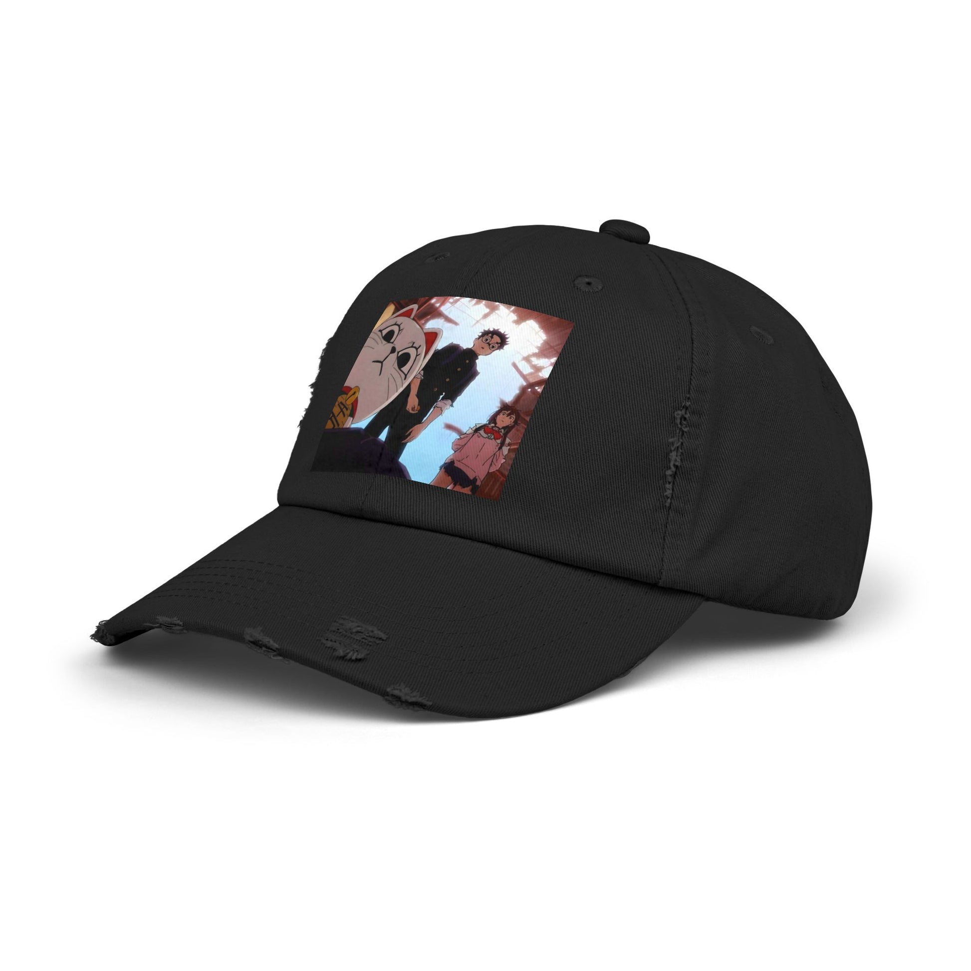 Anime Design - Unisex Distressed Cap