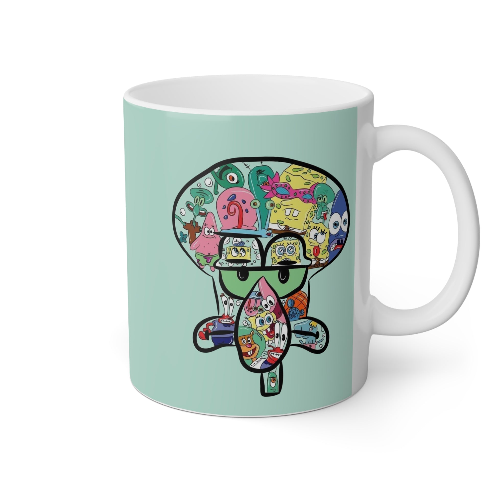 Colorful Cartoon Character Mug - Fun Gift for Kids & Adults