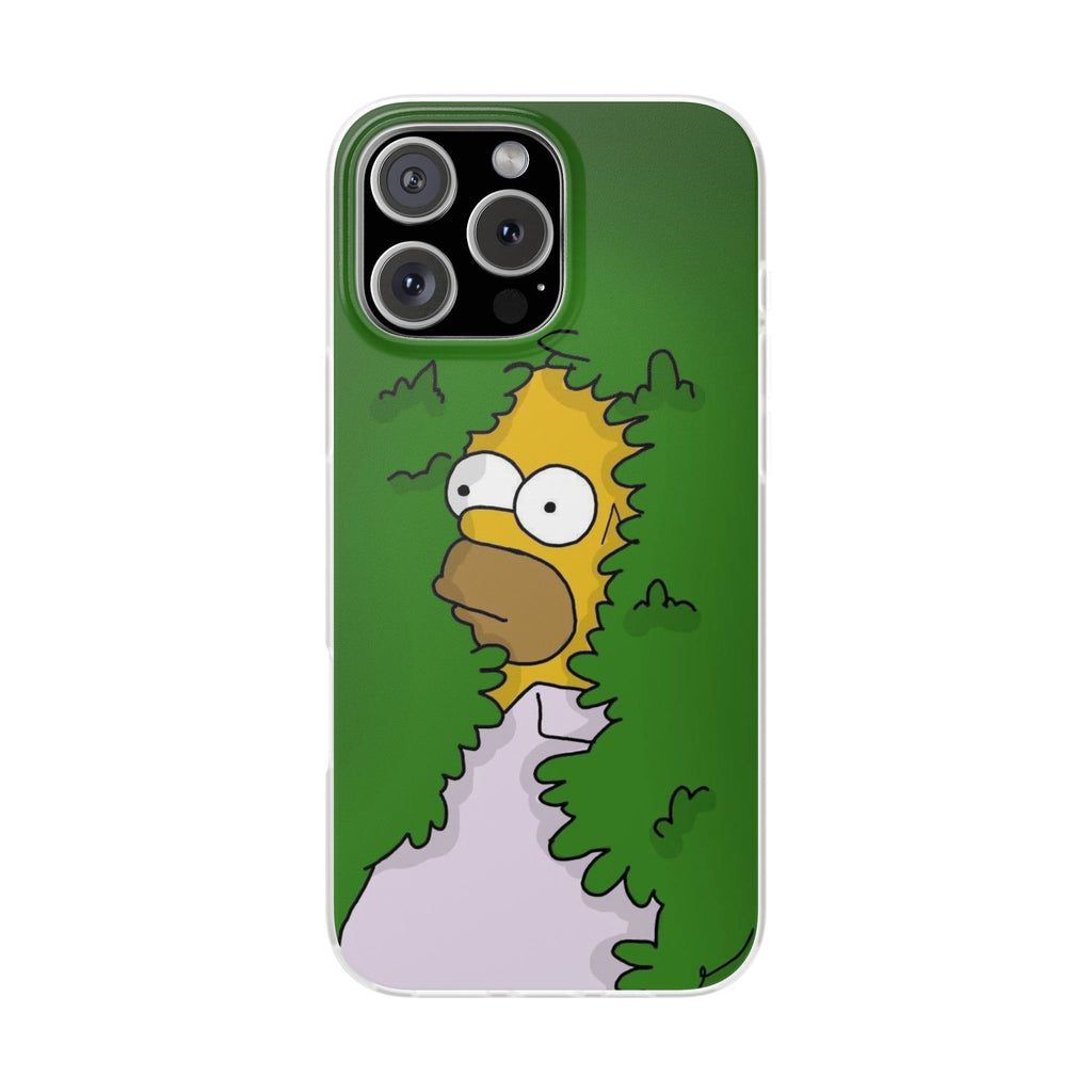 Phone Cases Homer Simpson Hidden in Bush Design