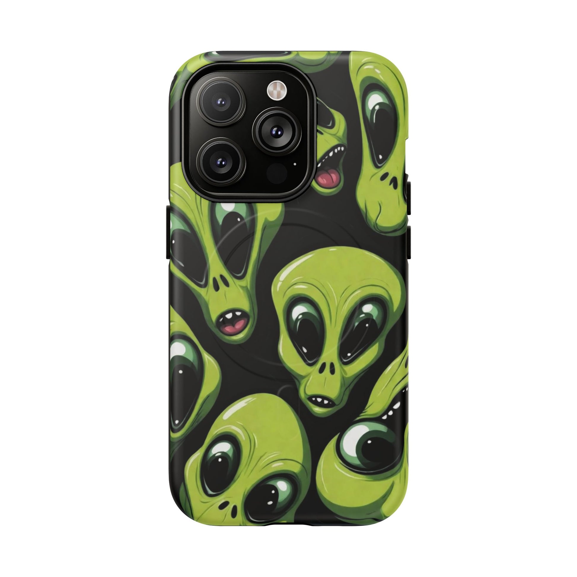 Alien Vibes Tough Magnetic Phone Case - Unique Design for Sci-Fi Lovers