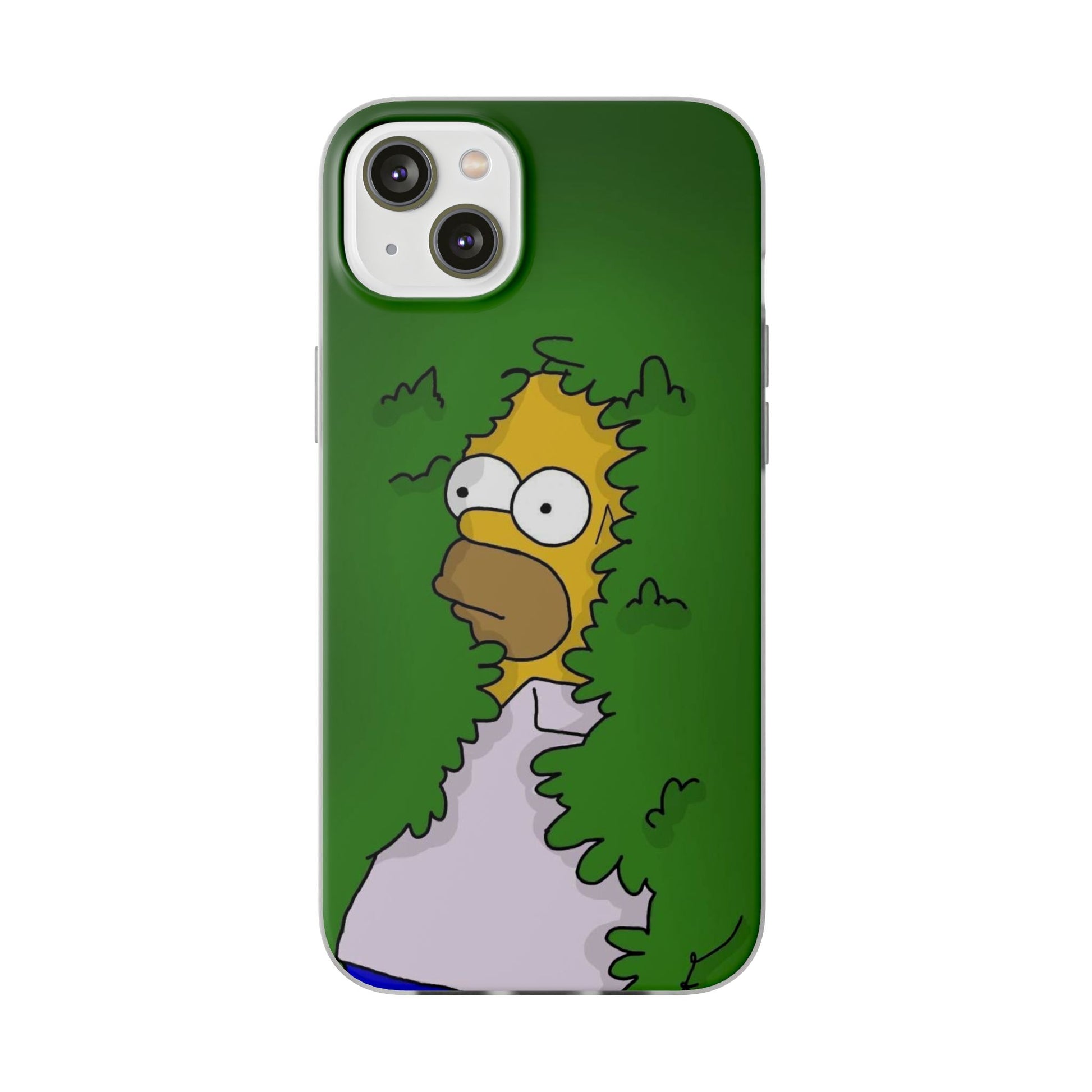 Phone Cases Homer Simpson Hidden in Bush Design
