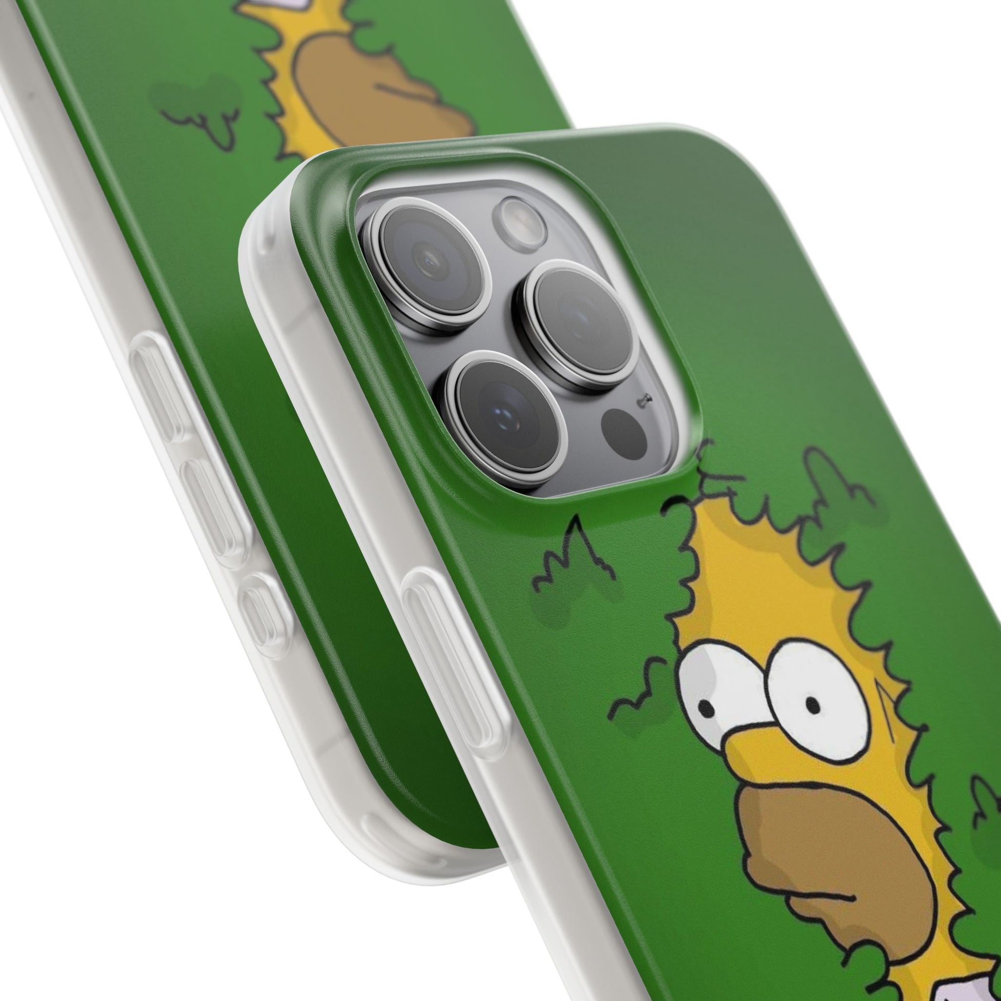 Phone Cases Homer Simpson Hidden in Bush Design