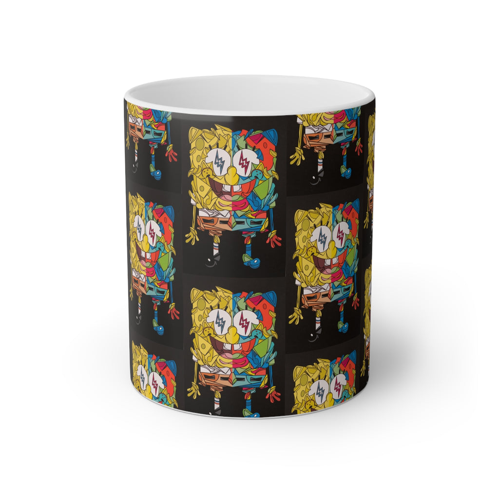 Colorful SpongeBob Mug - 11oz Fun Ceramic Cup for Every Fan