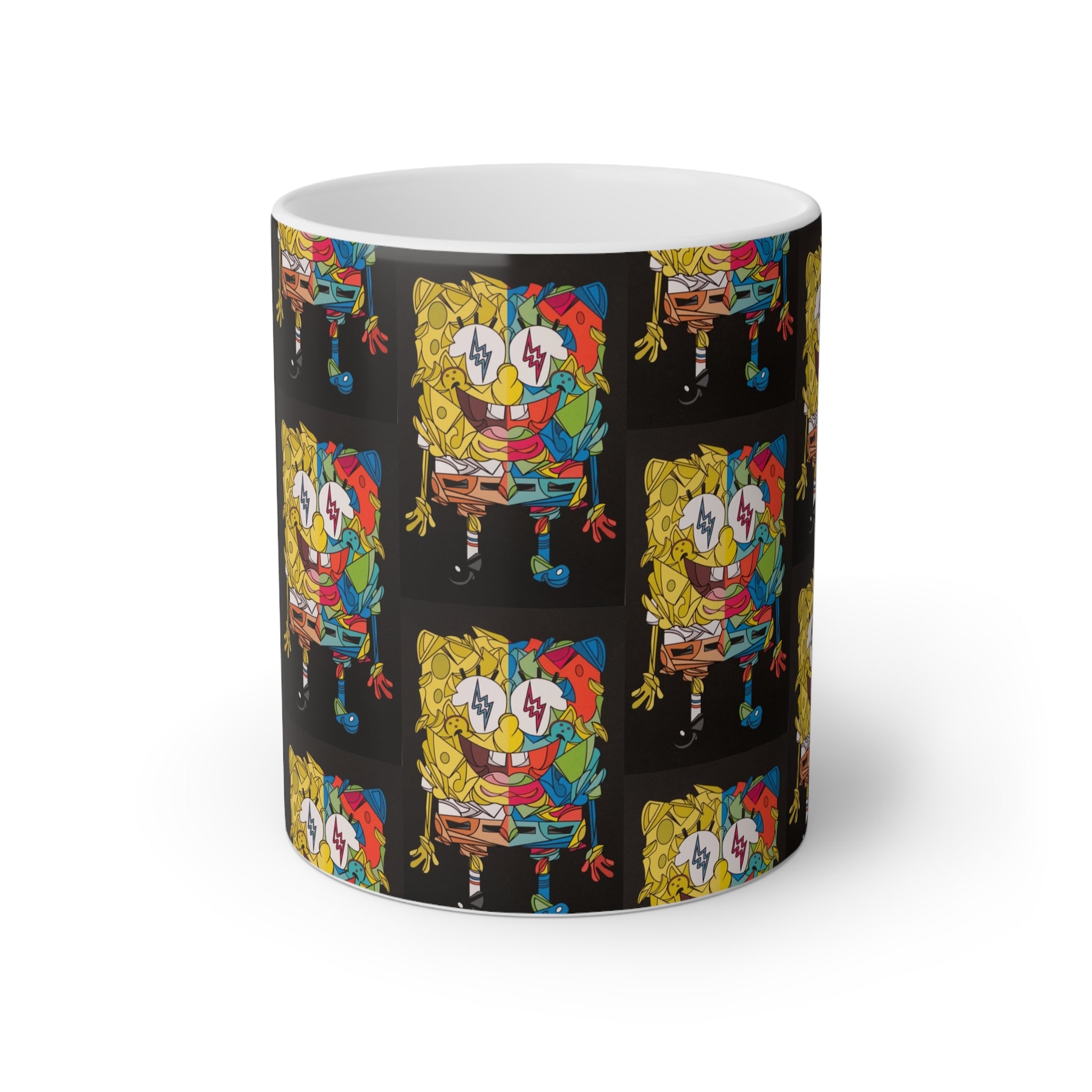 Colorful SpongeBob Mug - 11oz Fun Ceramic Cup for Every Fan