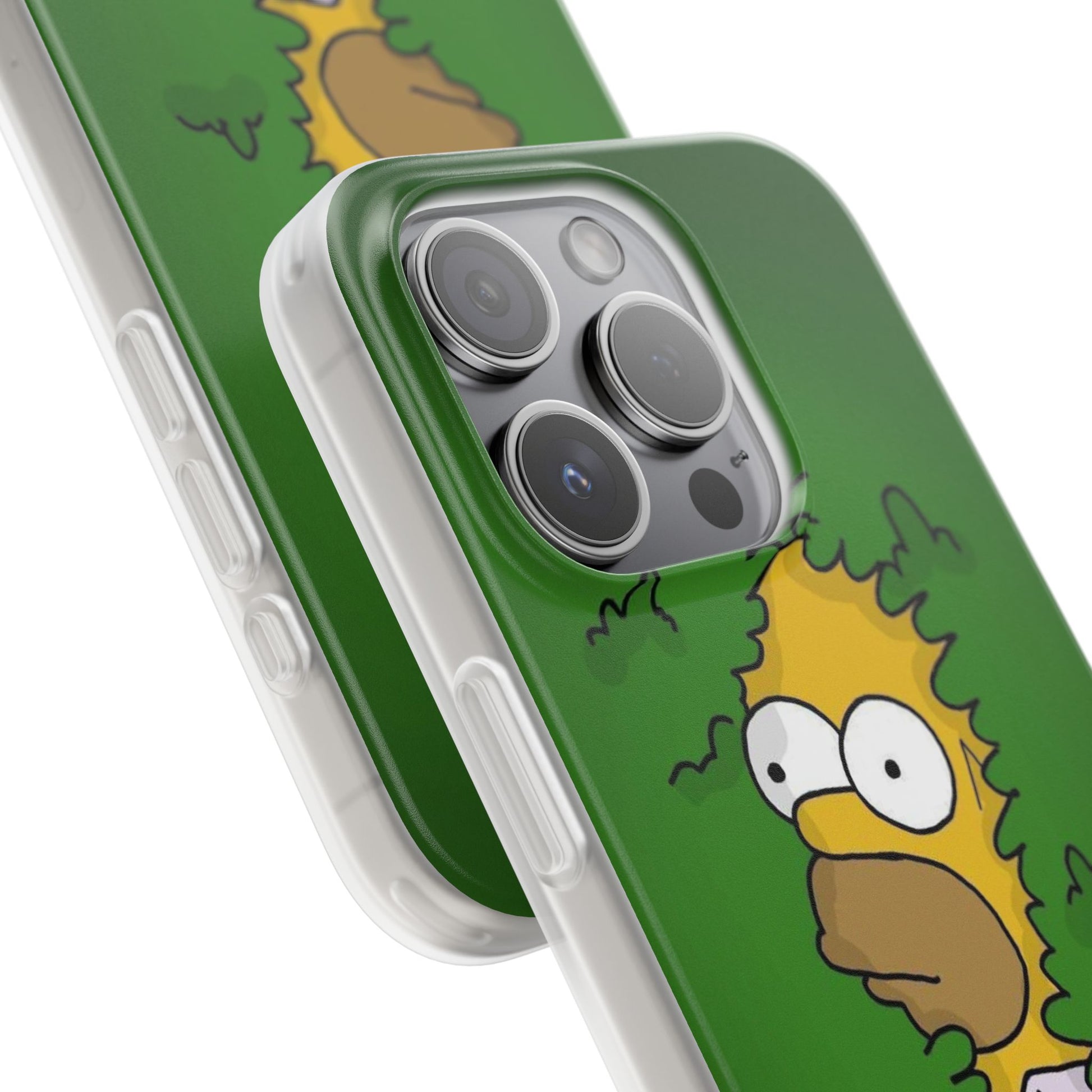 Phone Cases Homer Simpson Hidden in Bush Design