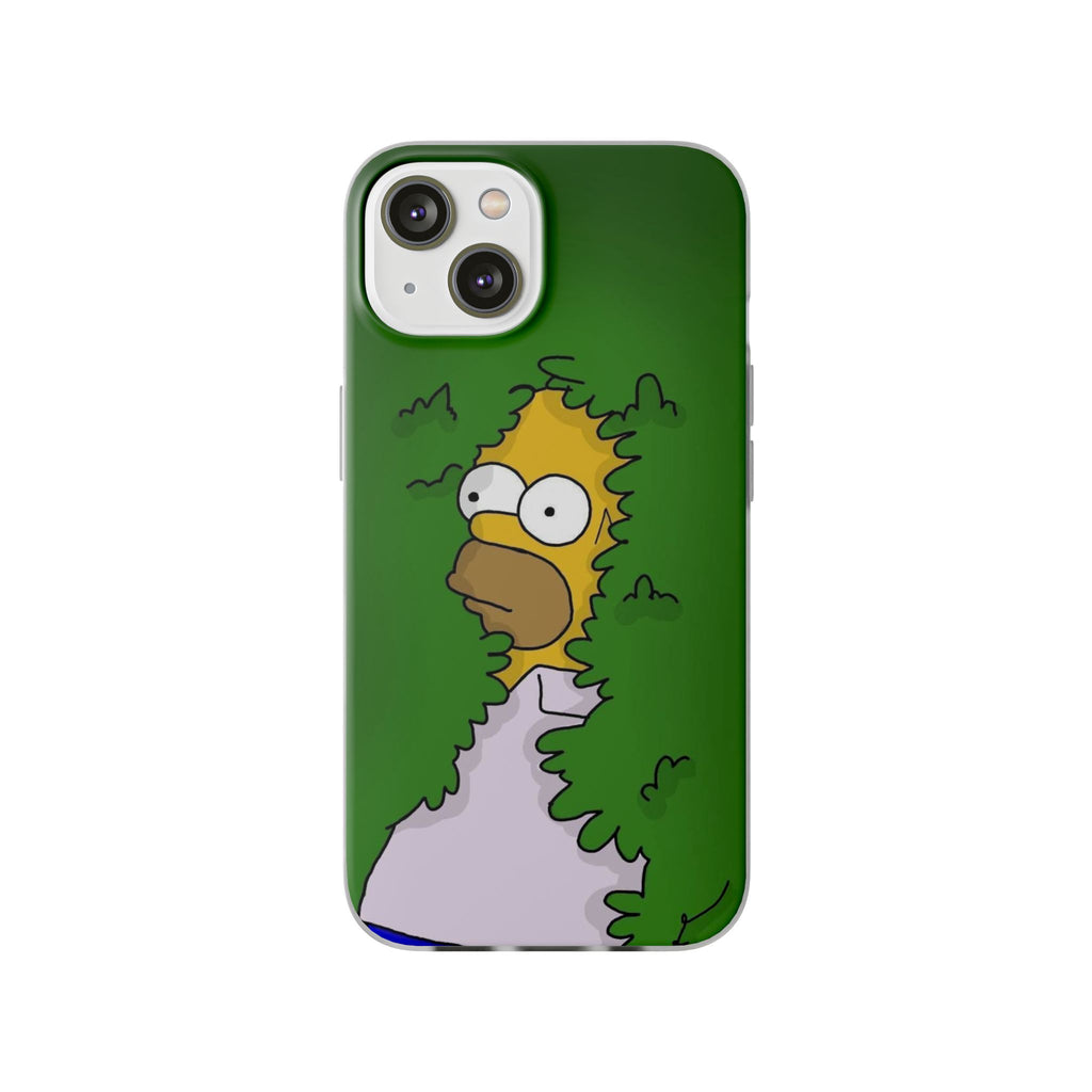Phone Cases Homer Simpson Hidden in Bush Design
