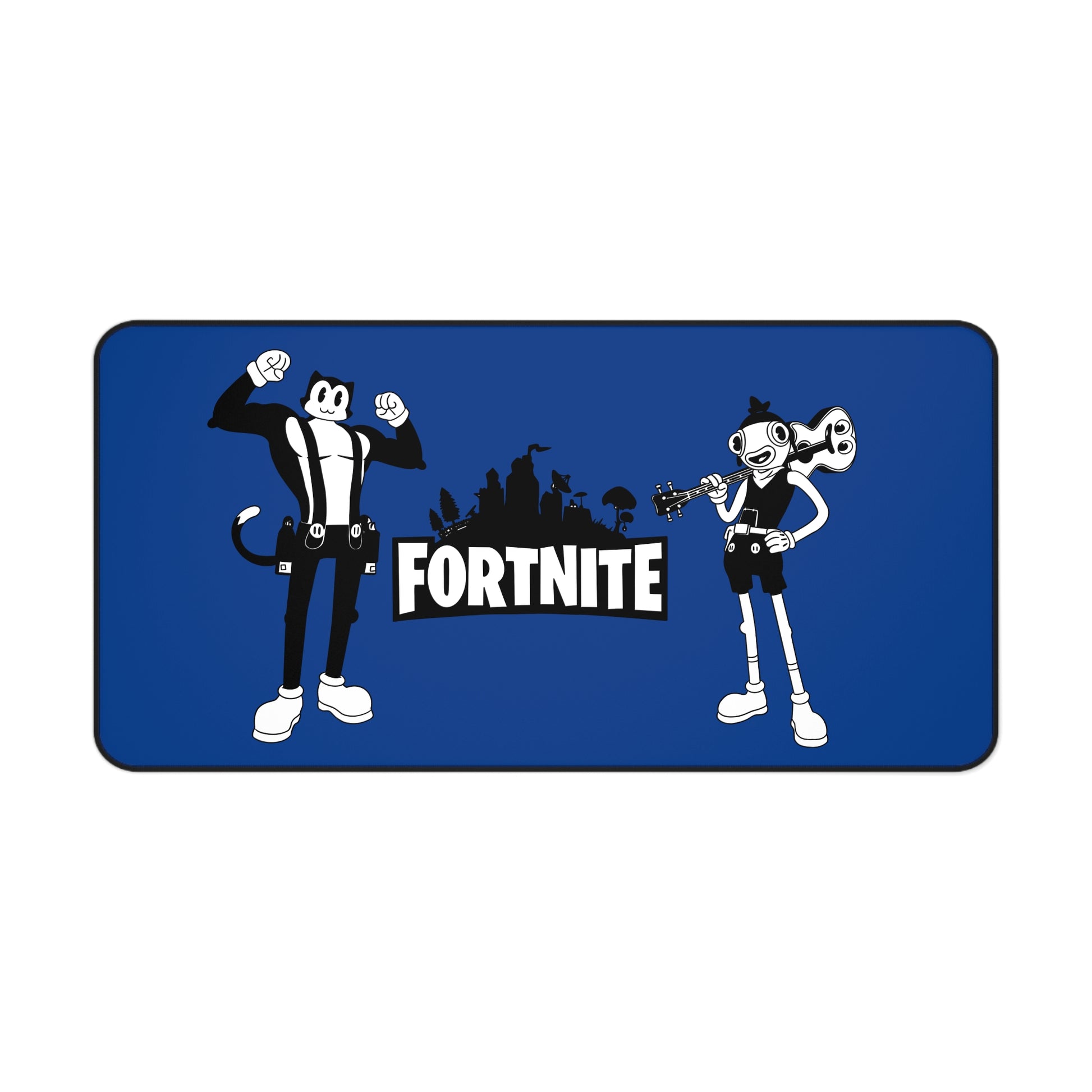 Fortnite Gaming Desk Mat - Fun Blue Mat for Gamers