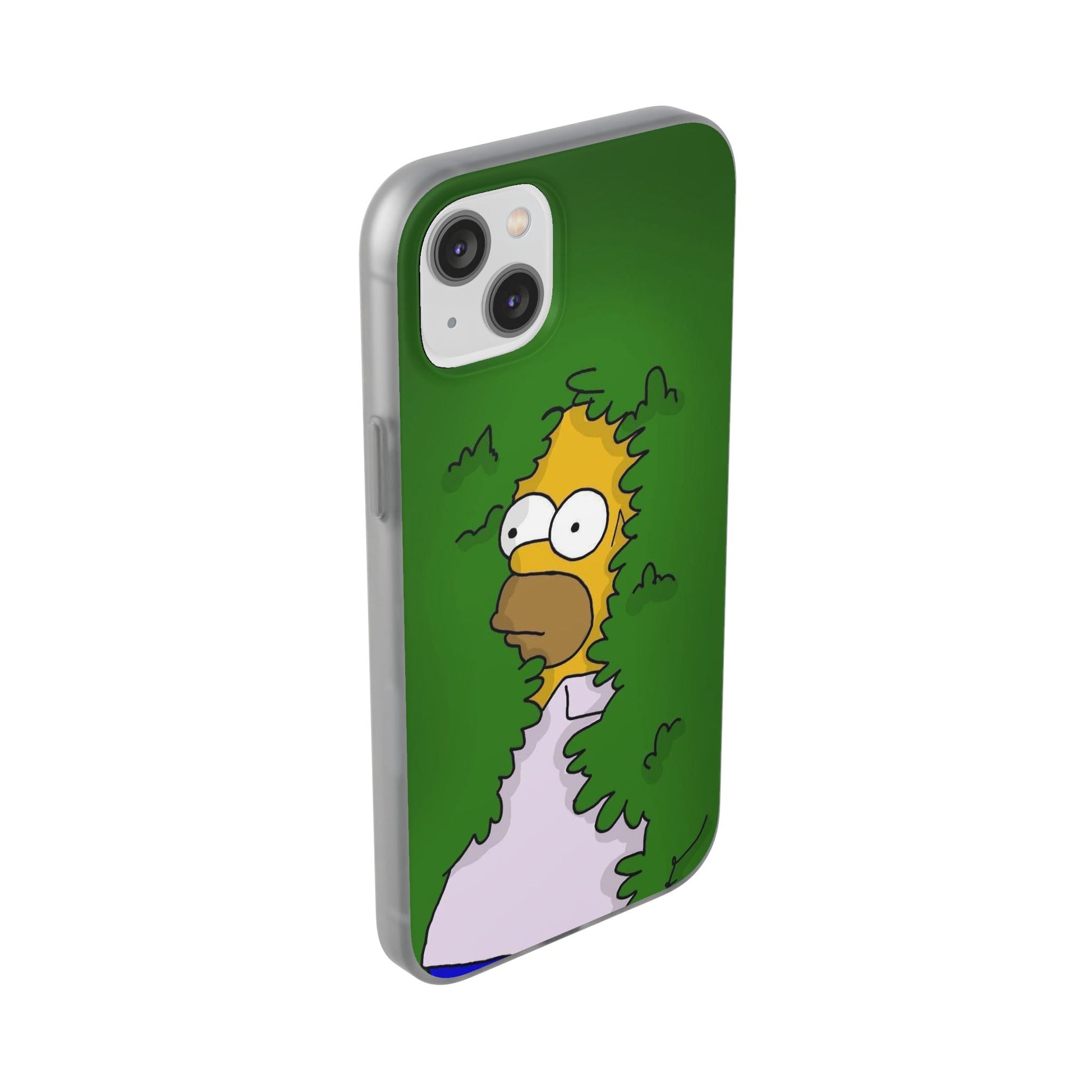 Phone Cases Homer Simpson Hidden in Bush Design