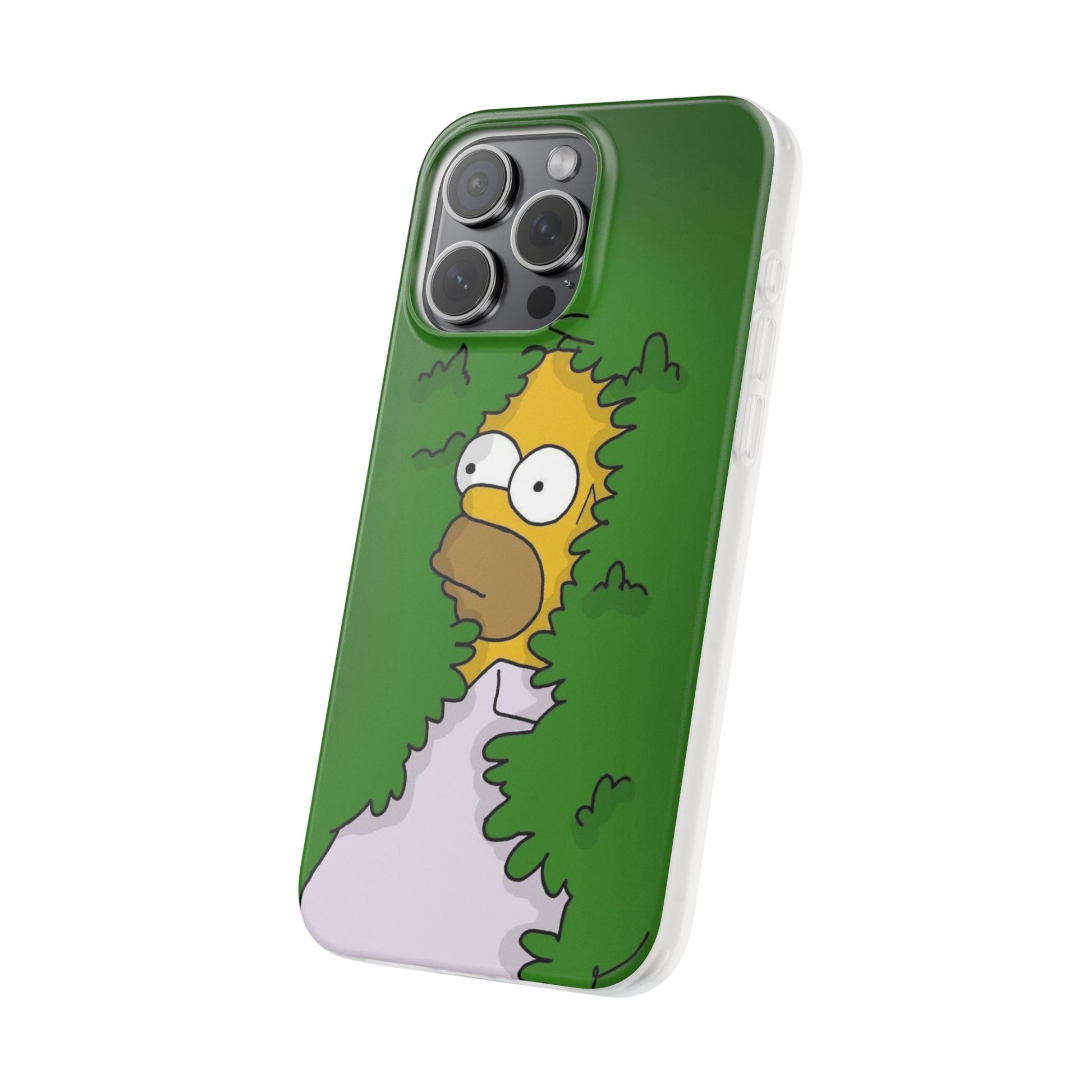 Phone Cases Homer Simpson Hidden in Bush Design