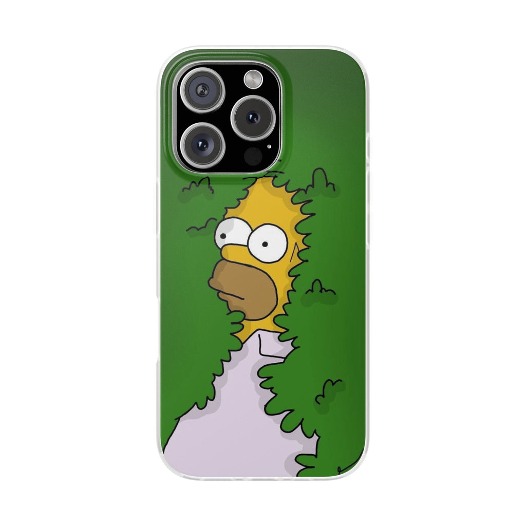 Phone Cases Homer Simpson Hidden in Bush Design