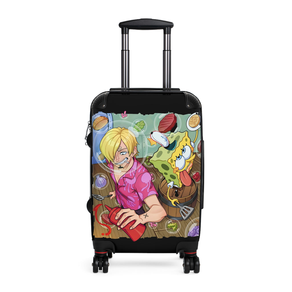 One Piece X Spongebob  Suitcase