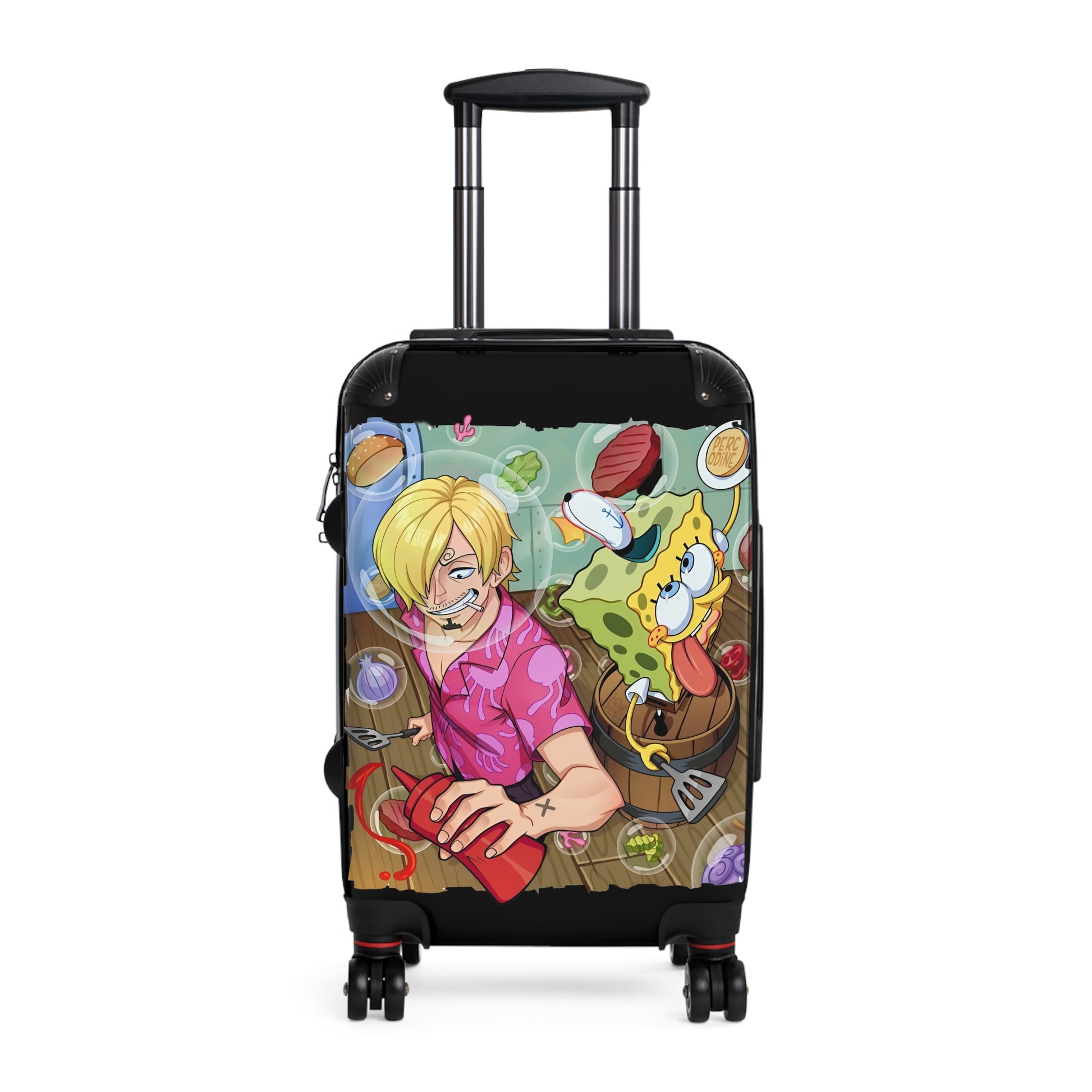 One Piece X Spongebob  Suitcase