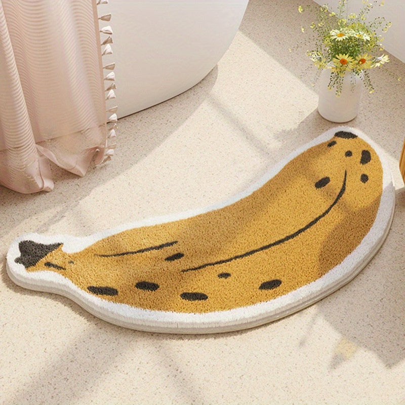 Slip-Proof Banana Bath Mat