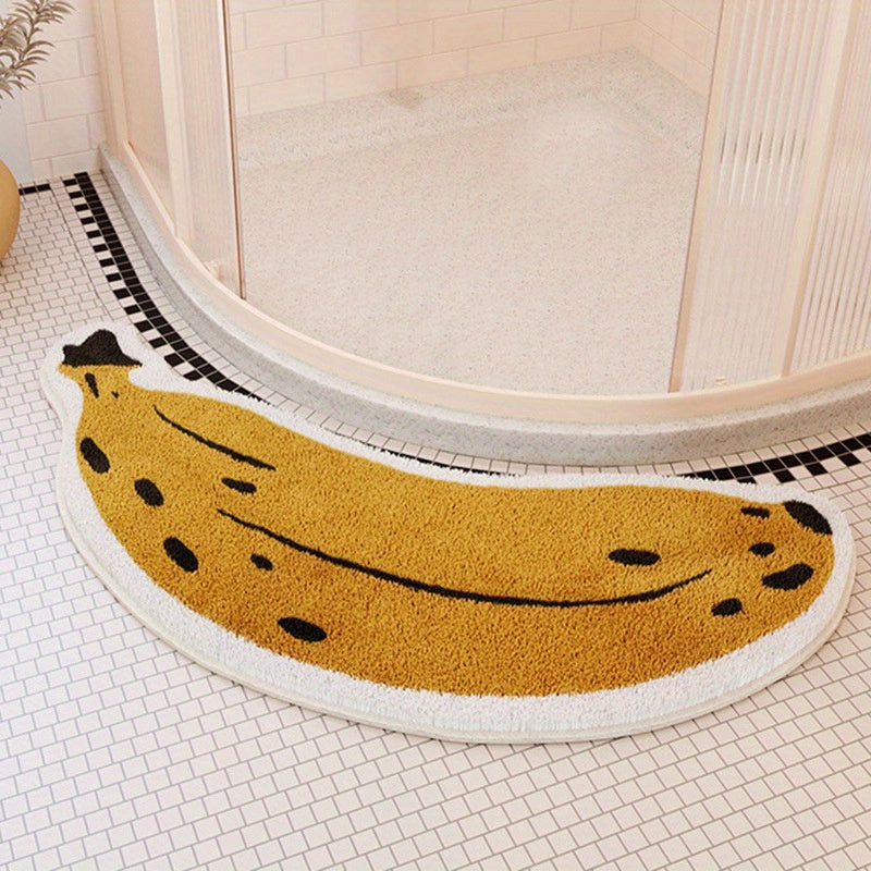 Slip-Proof Banana Bath Mat