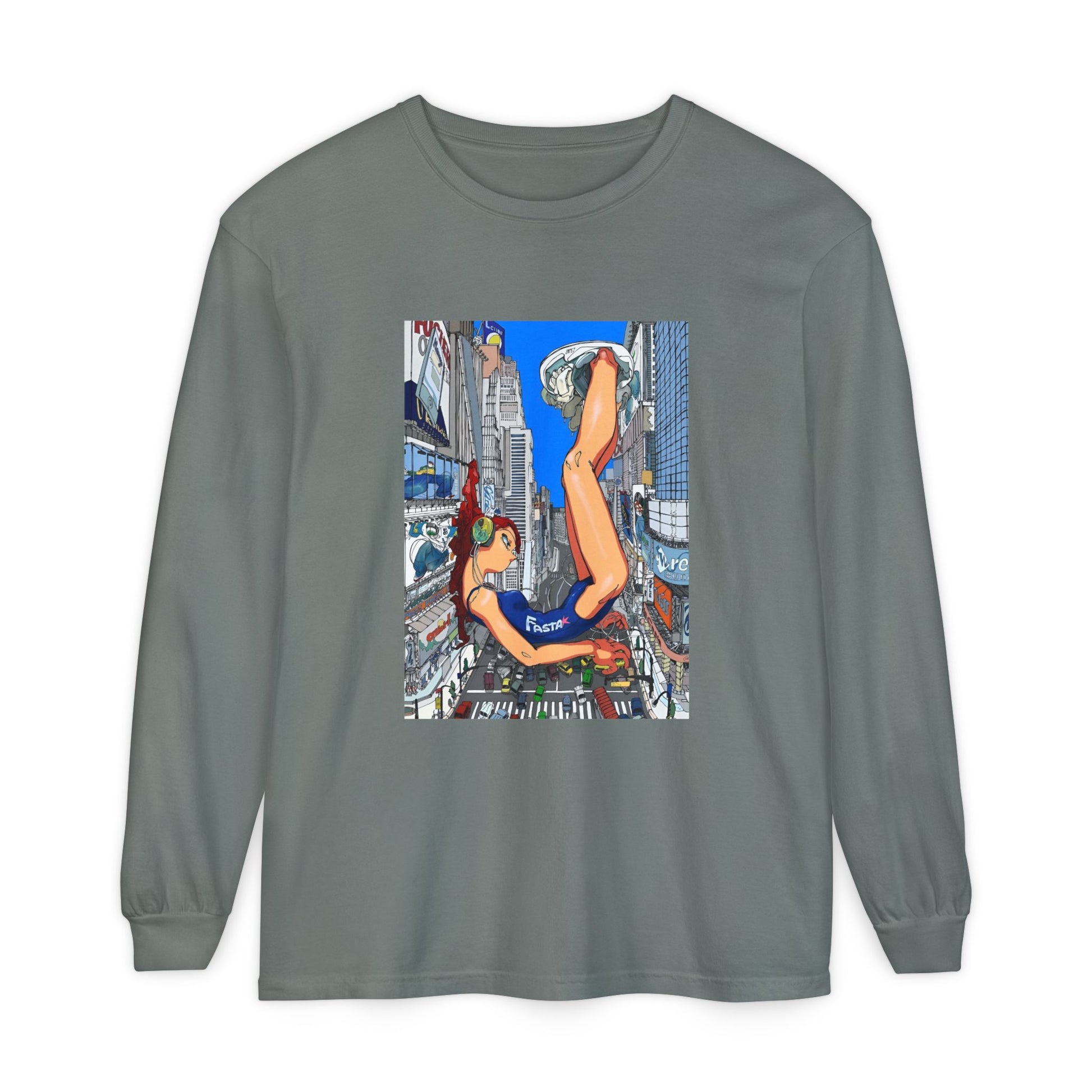 Cybergirl city  Long Sleeve Tee