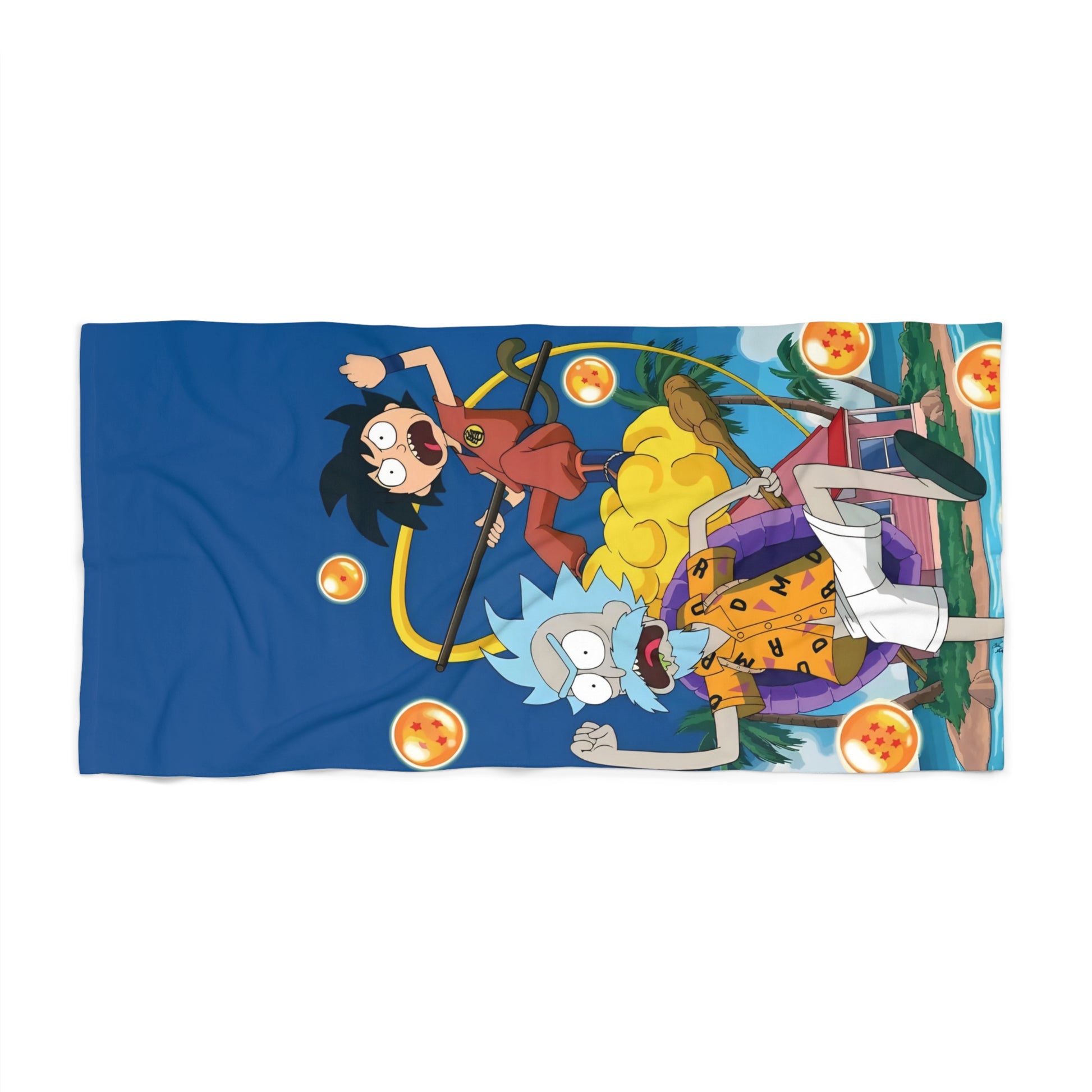 Rick e Morty X Dragon Ball  Beach Towel