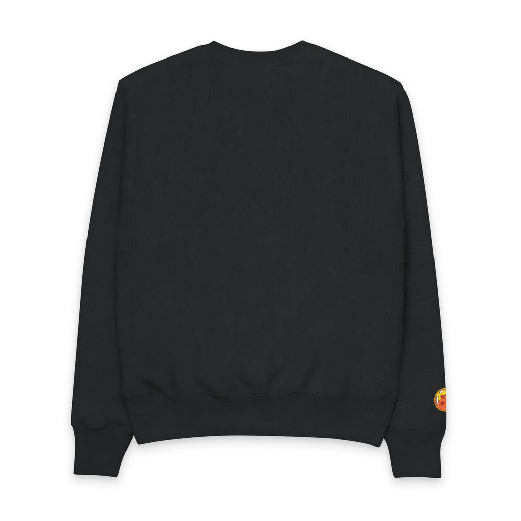Men's Champion Crewneck Sweatshirt with Unique Graphic Design - Cozy Casual Wear