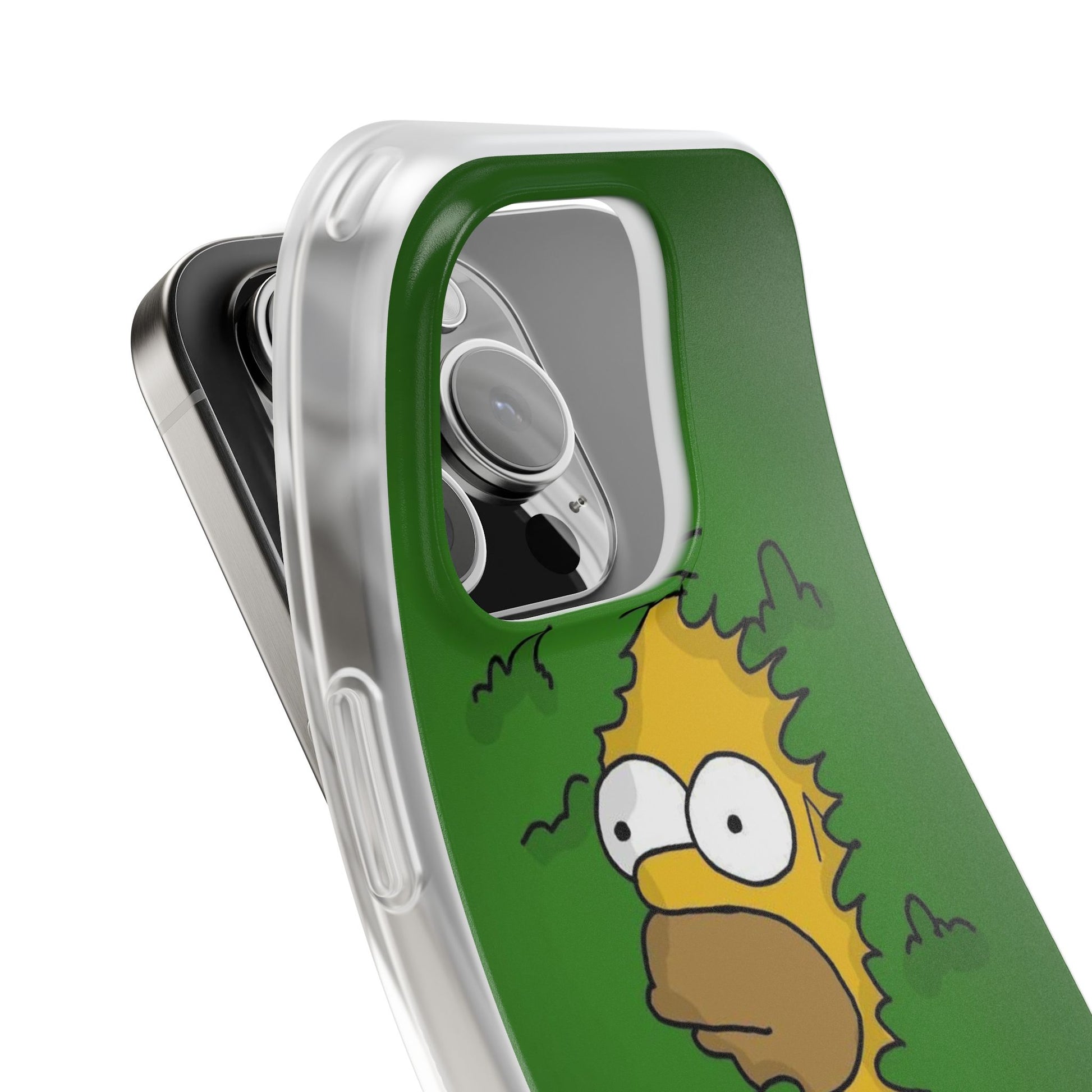 Phone Cases Homer Simpson Hidden in Bush Design