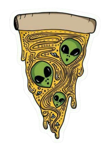 Alien-Sticker Sheets for Fun