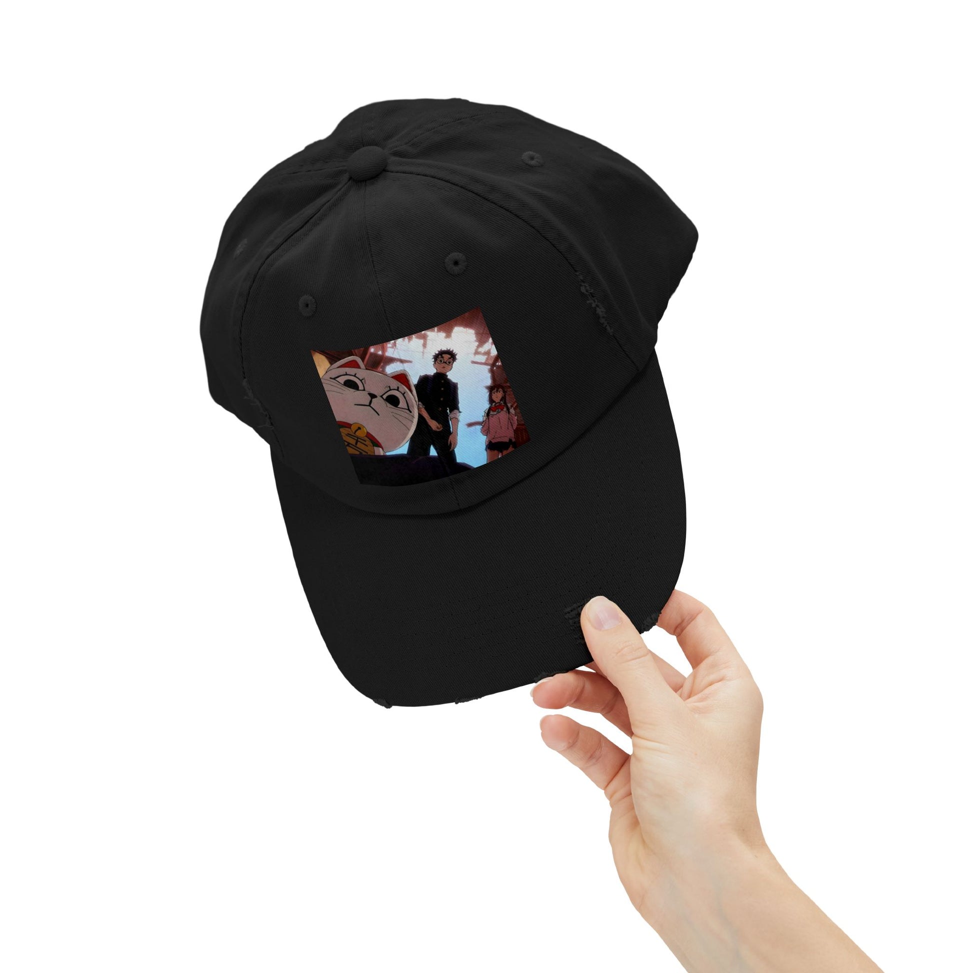 Anime Design - Unisex Distressed Cap