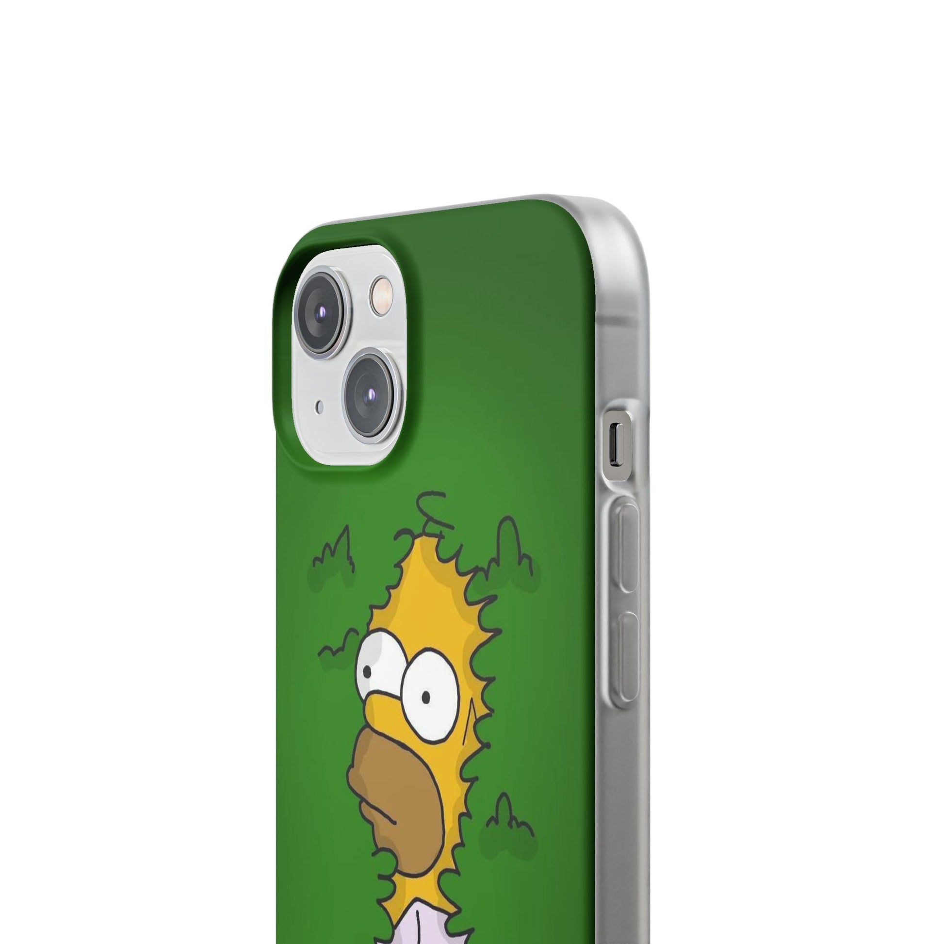 Phone Cases Homer Simpson Hidden in Bush Design