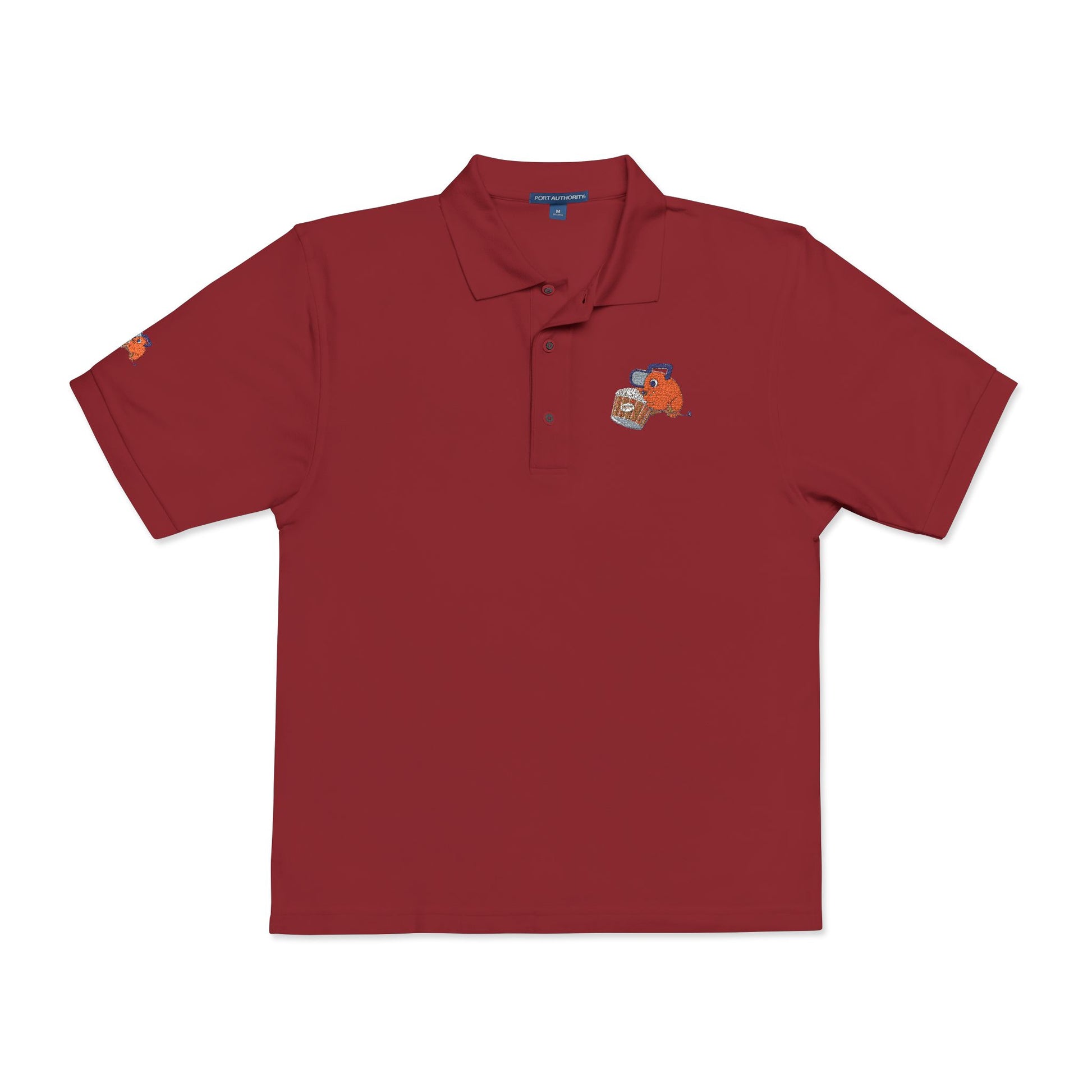 Embroidered Unisex Polo Shirt - Casual Comfort for Everyday Style