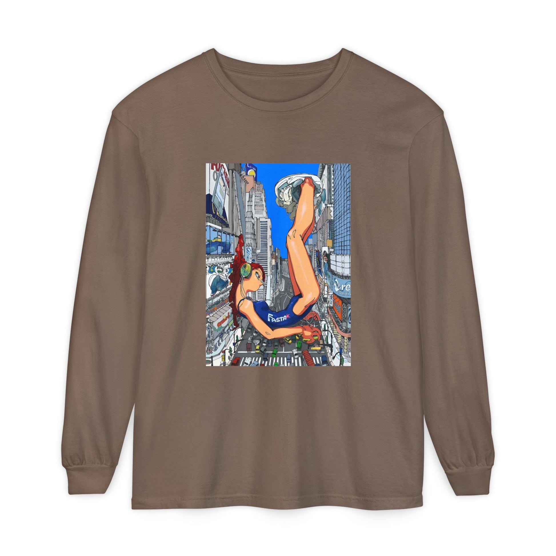 Cybergirl city  Long Sleeve Tee