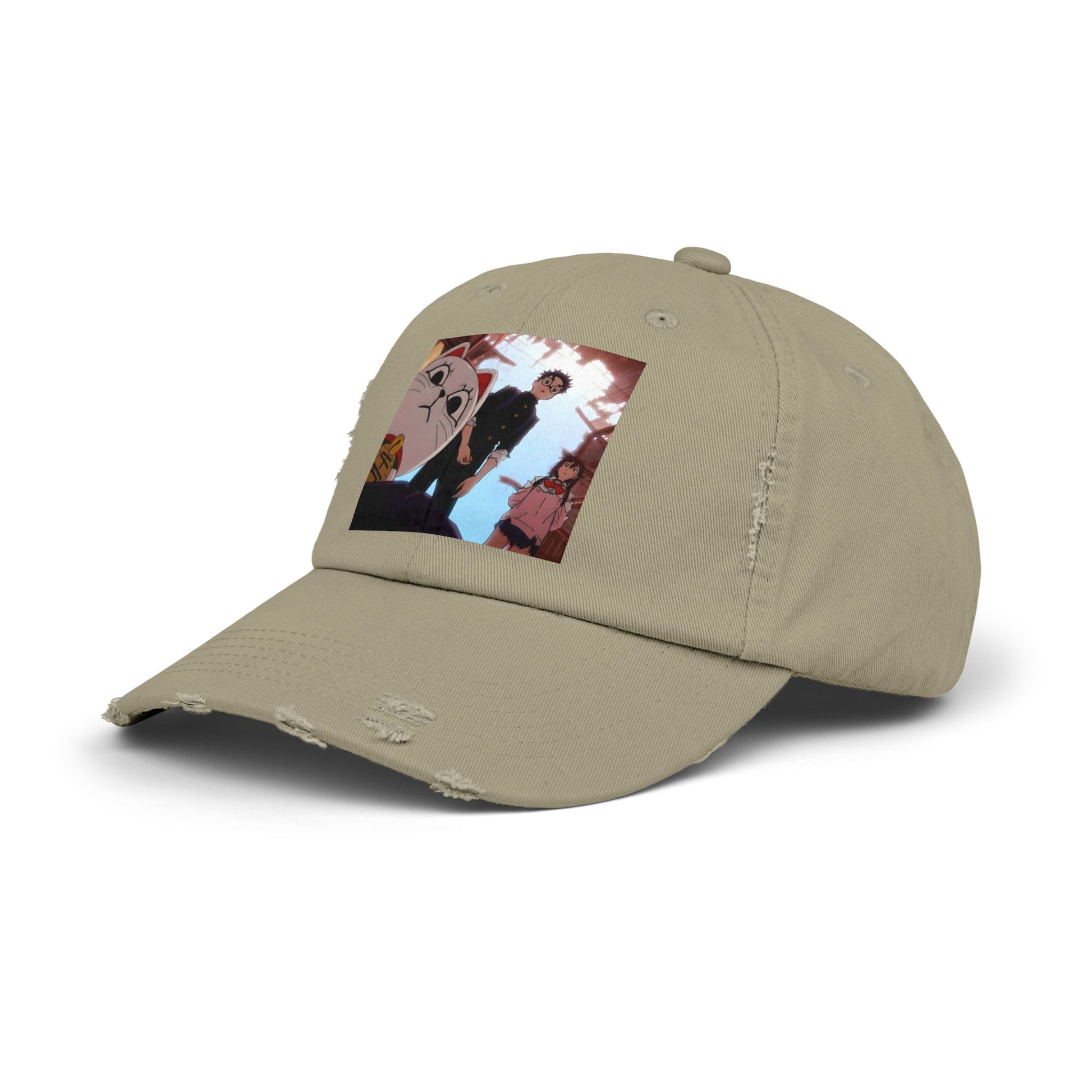 Anime Design - Unisex Distressed Cap
