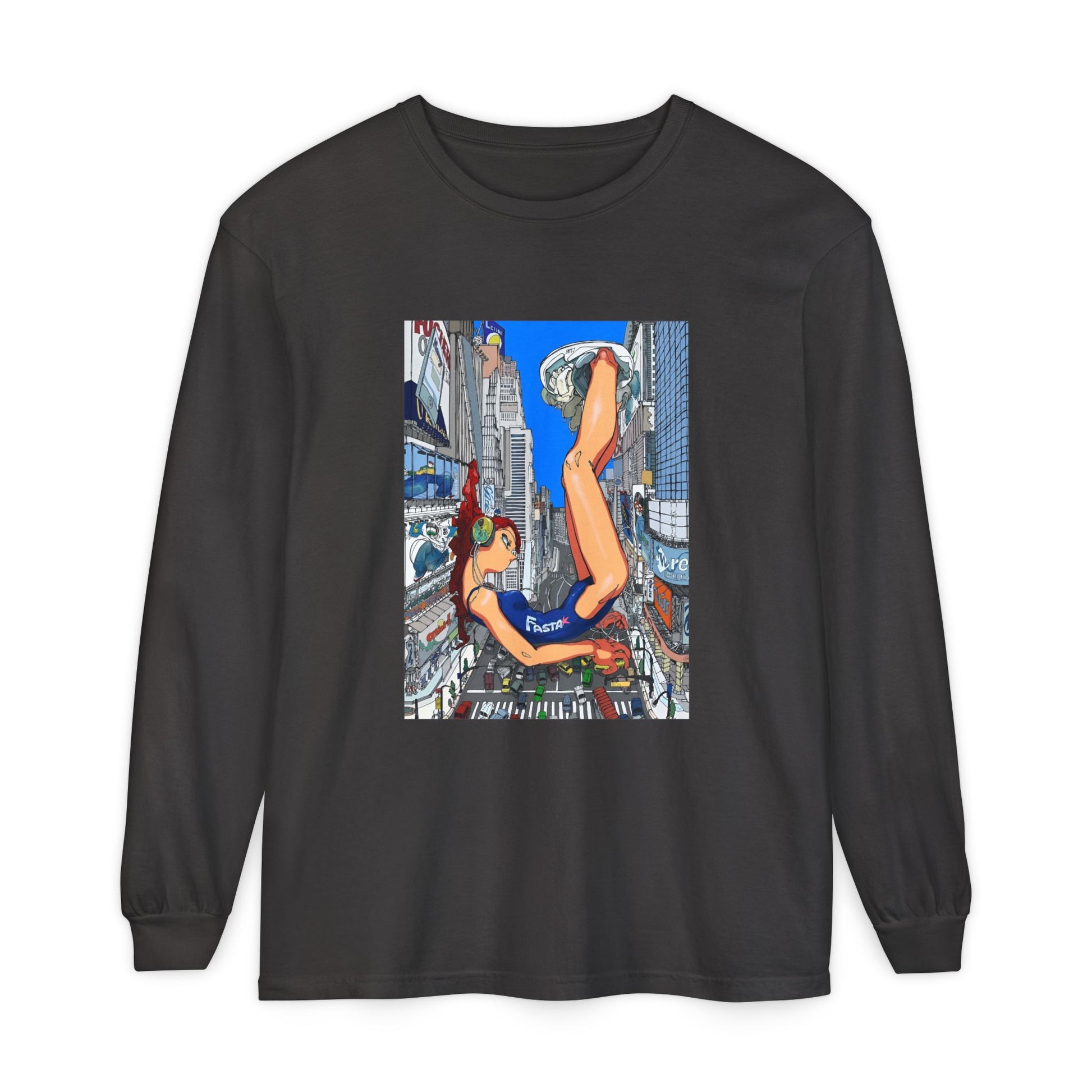 Cybergirl city  Long Sleeve Tee