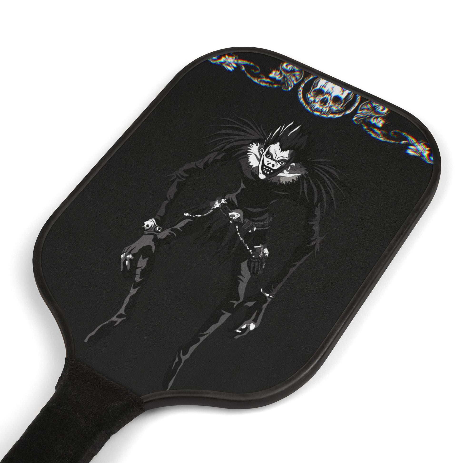 Gothic Pickleball Paddle Set with Balls - Skull Design for Trendy Players