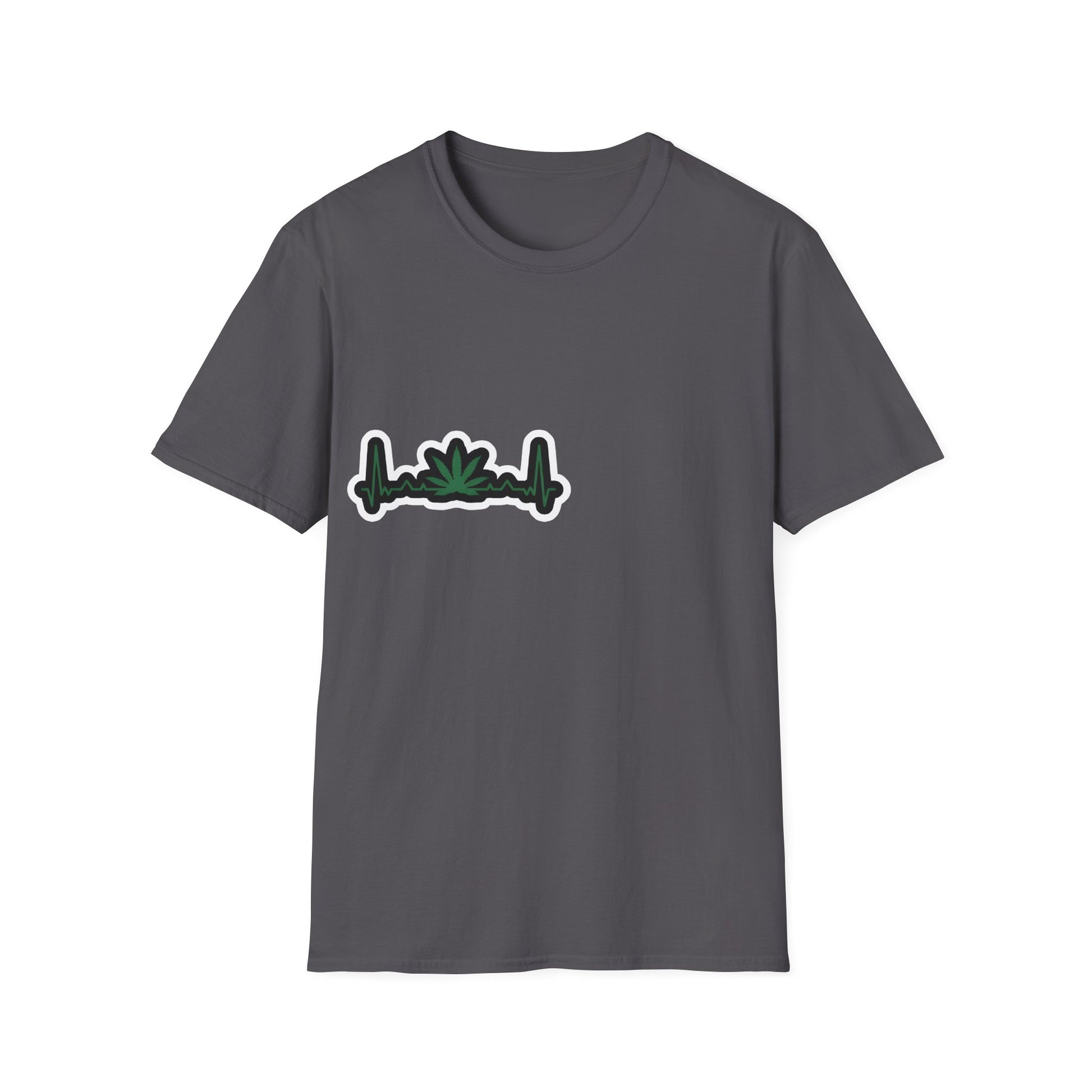 Eco-Friendly Unisex Softstyle T-Shirt with Leaf Design - Perfect for Nature Lovers and Eco-Conscious Wearers