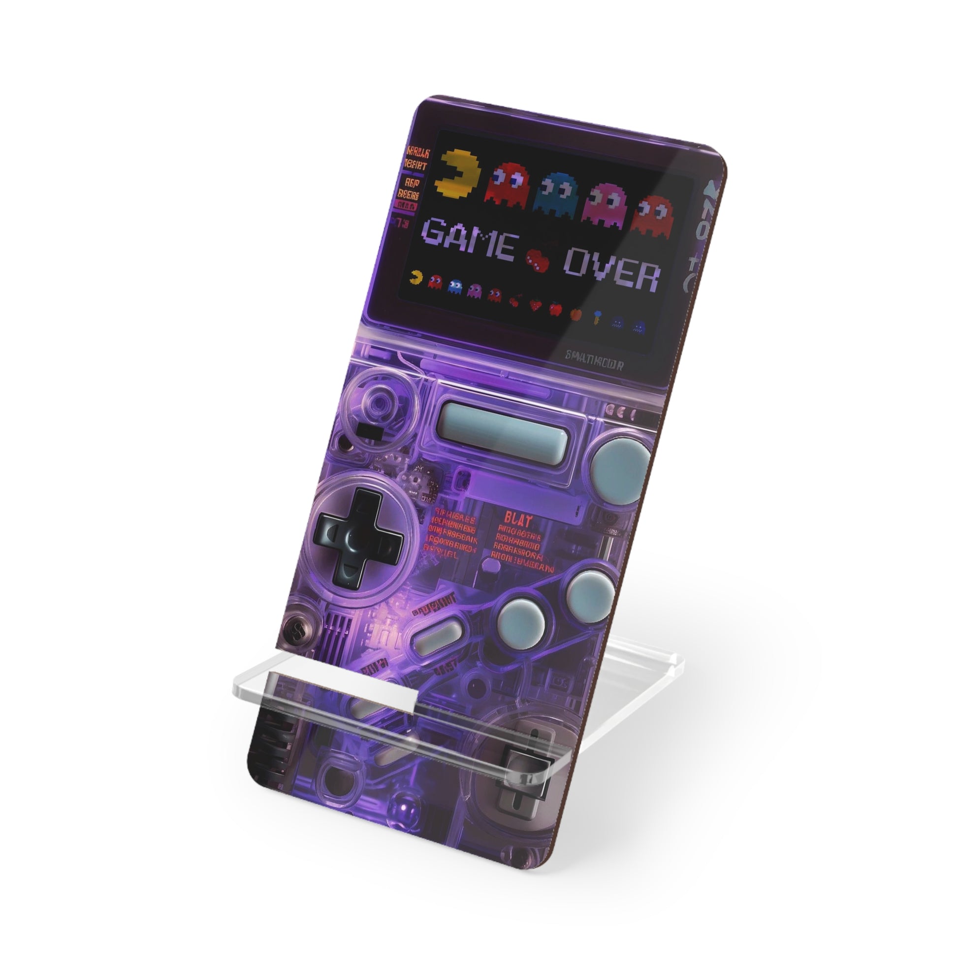 Retro Game Controller Smartphone Stand - 'GAME OVER' Design